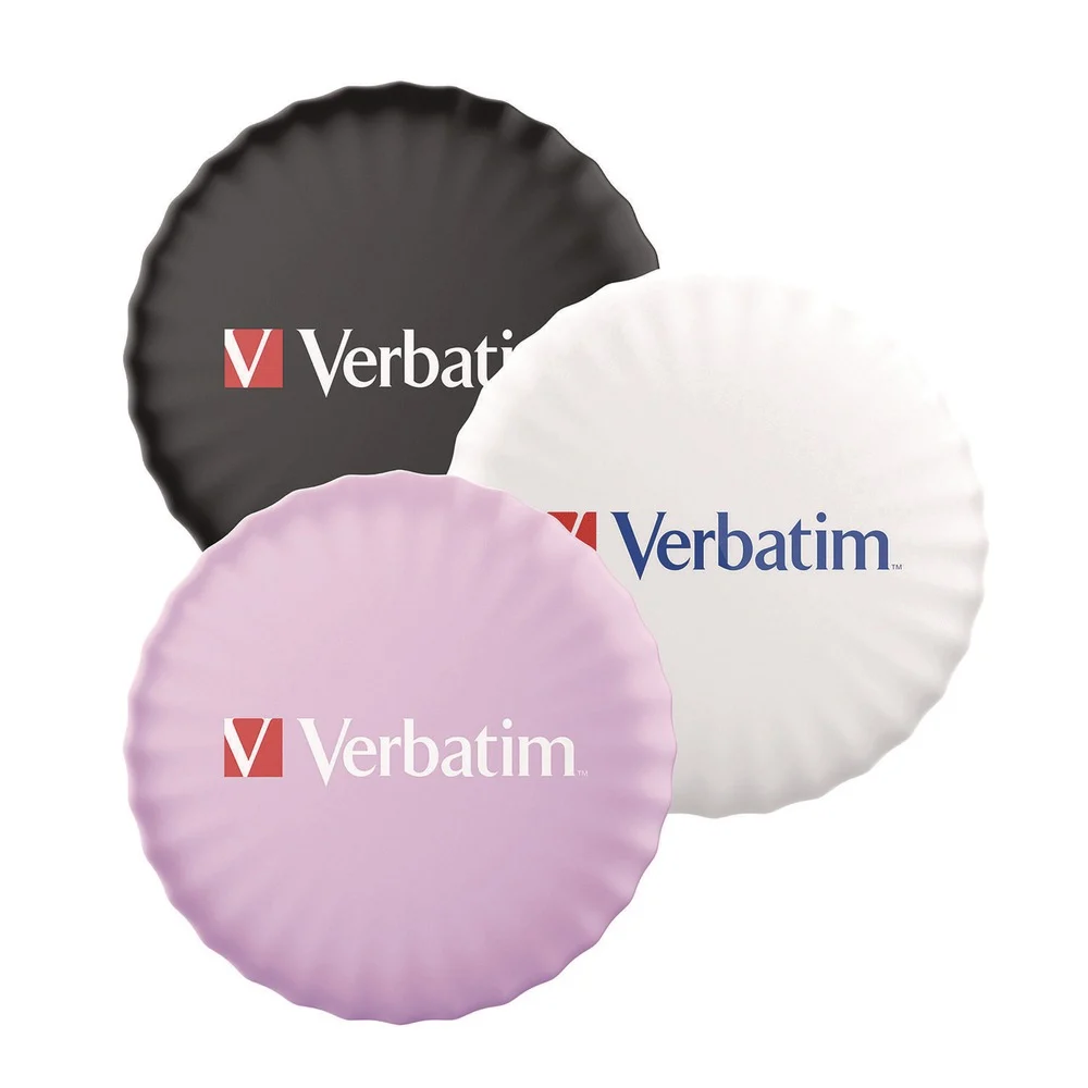 Verbatim My Finder Bluetooth Coin Tracker for Apple iOS - Black/Purple/White (3/Pack)