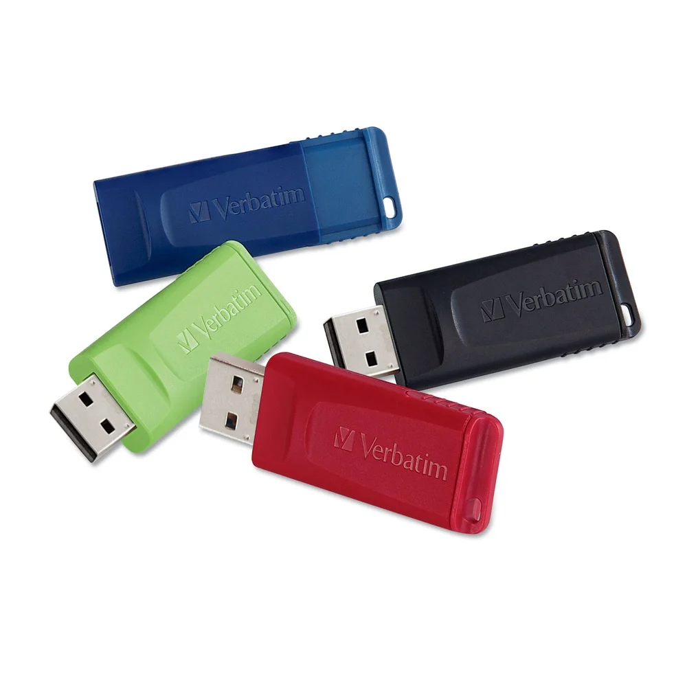 Verbatim 16 GB Store 'n' Go USB Flash Drive - Assorted Colors (4/Pack)