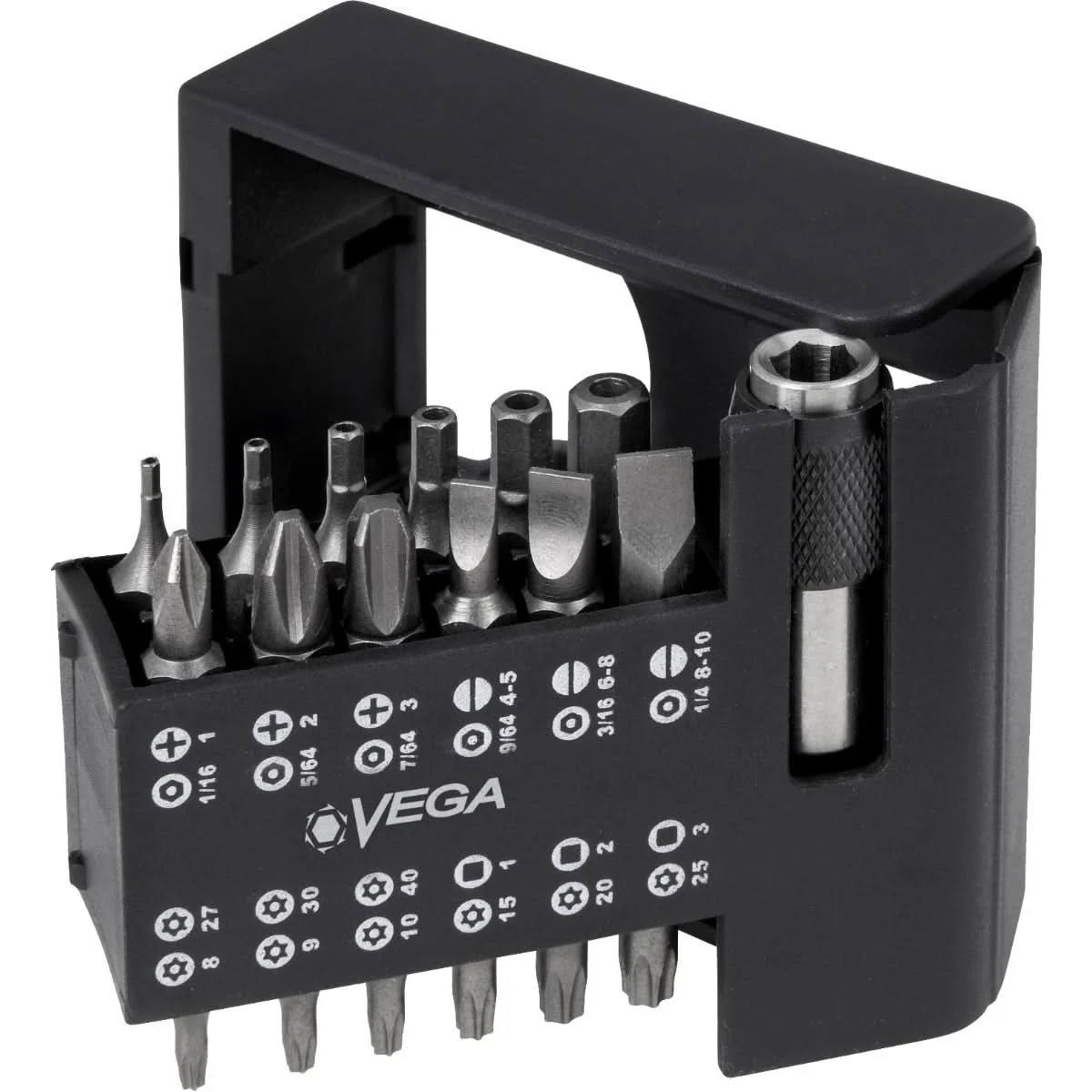 Vega VT-25A 25pc Driver Bit Set (Tamper)