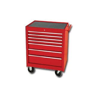 27 in  7 Drawer Starter Cabinet - Red