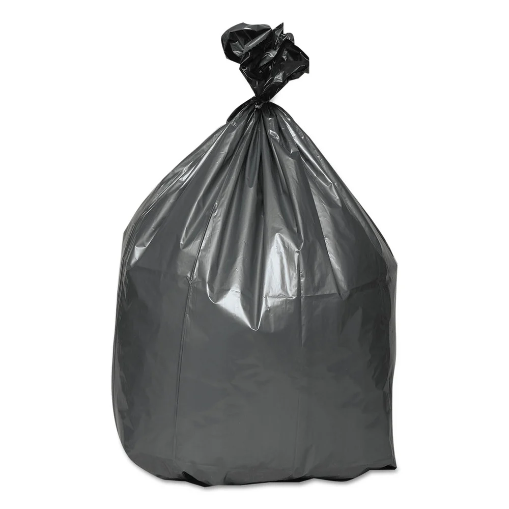 Platinum Plus 30 in. x 36 in. 30-Gallon 1.35 mil. Can Liners - Gray (100/Carton)