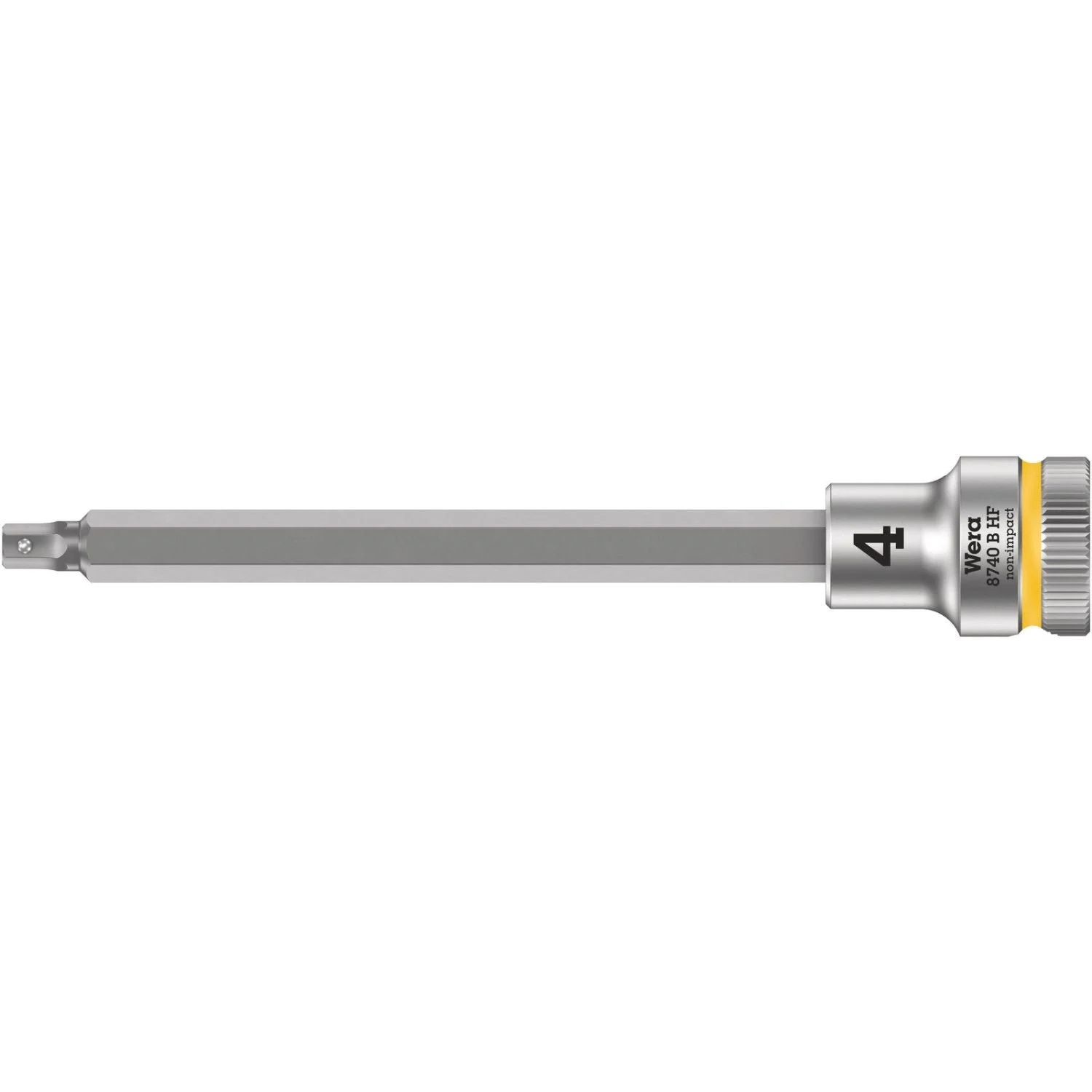 Wera 8740 B Hf Zyklop Bit Socket With Holding Function, 3/8-in. Drive, 4x107-mm.