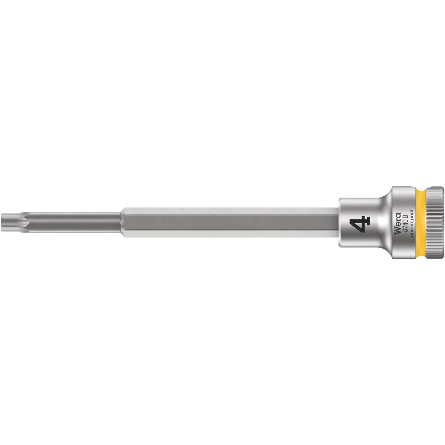 Wera 8740 B Zyklop Bit Socket With 3/8-in. Drive, With Extra Slim Profile Area, 4x107-mm.