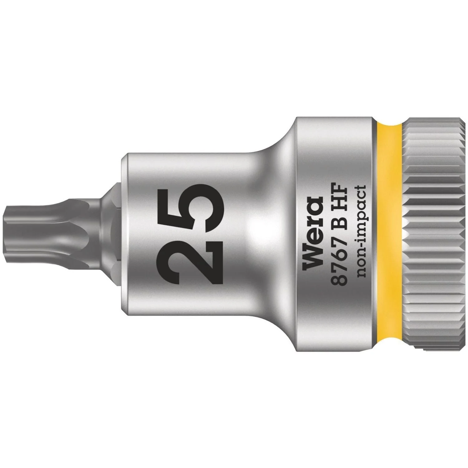 Wera 8767 B Hf Torx Zyklop Bit Socket With Holding Function, 3/8-in. Drive, Torx 25x35-mm.