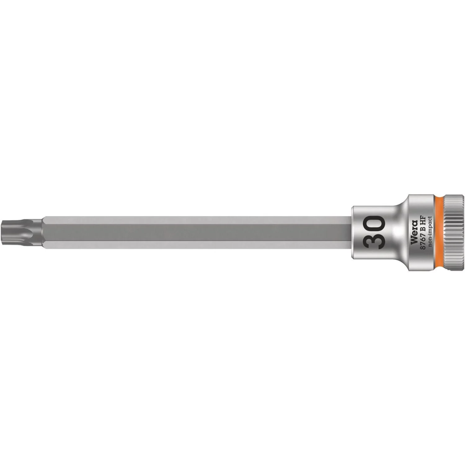 Wera 8767 B Hf Torx Zyklop Bit Socket With Holding Function, 3/8-in. Drive, Torx 30x107-mm.