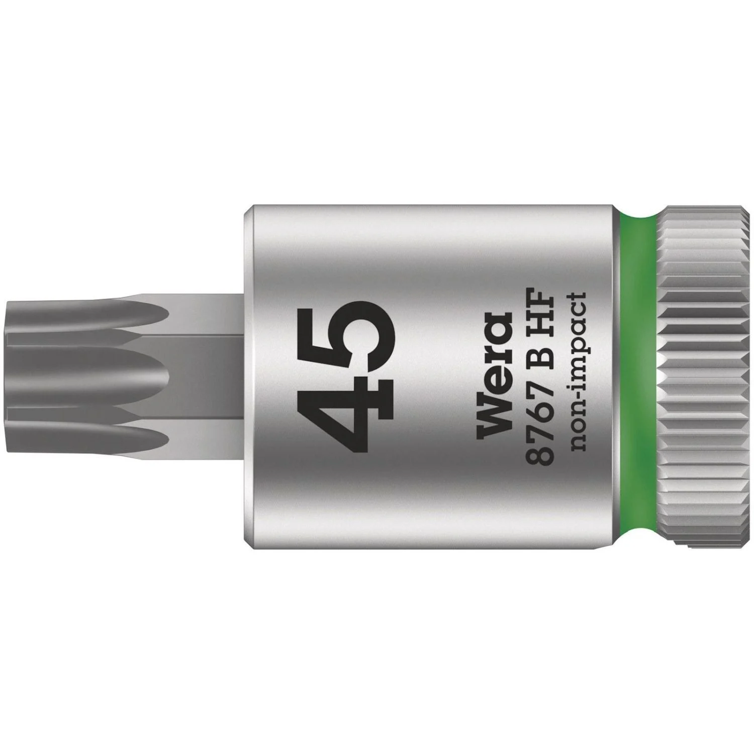 Wera 8767 B Hf Torx Zyklop Bit Socket With Holding Function, 3/8-in. Drive, Torx 45x38.5-mm.