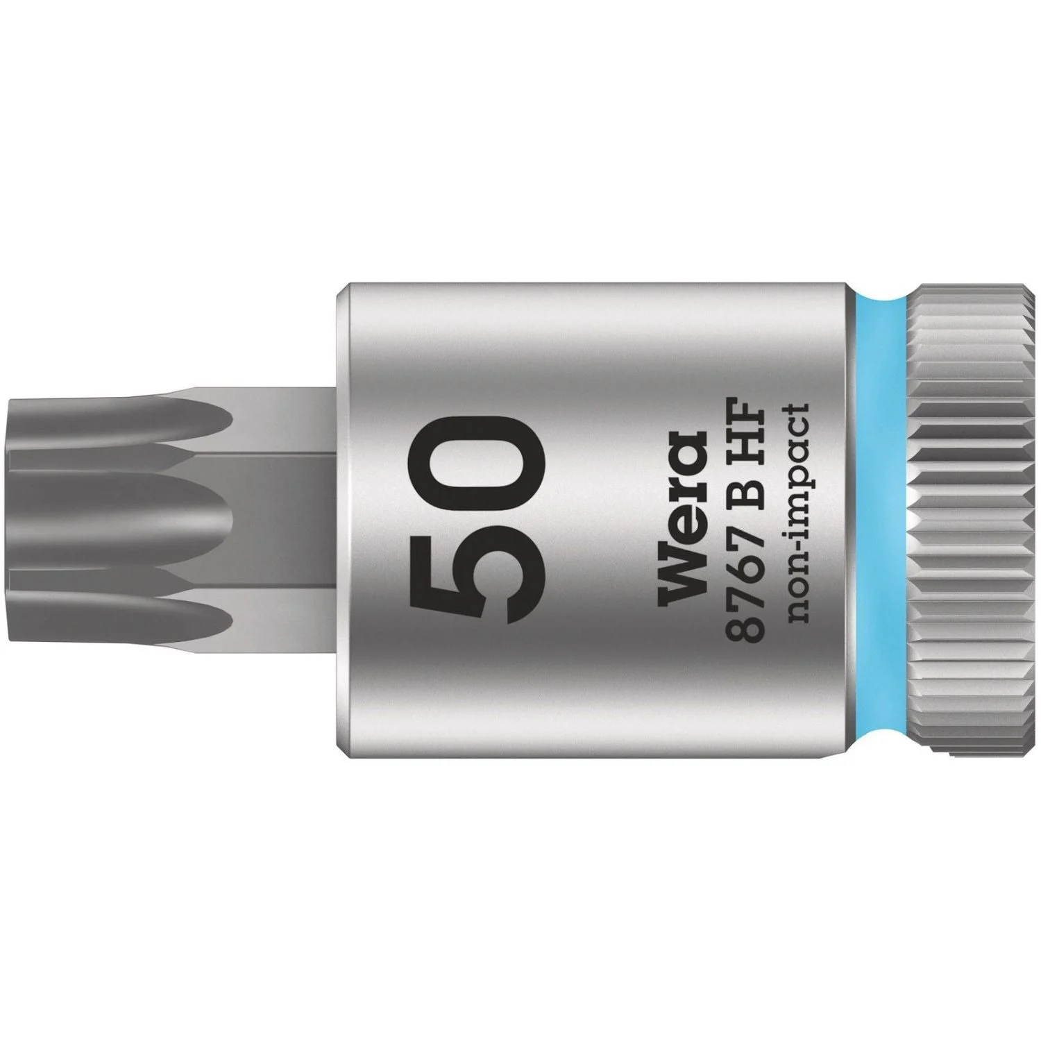 Wera 8767 B Hf Torx Zyklop Bit Socket With Holding Function, 3/8-in. Drive, Torx 50x38.5-mm.