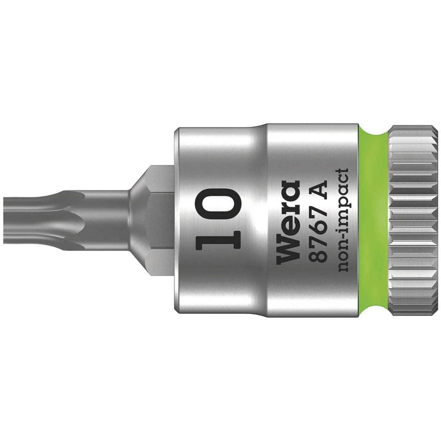 Wera 8767 A Torx Zyklop Bit Socket, 1/4-in. Drive, Torx 10x28-mm.