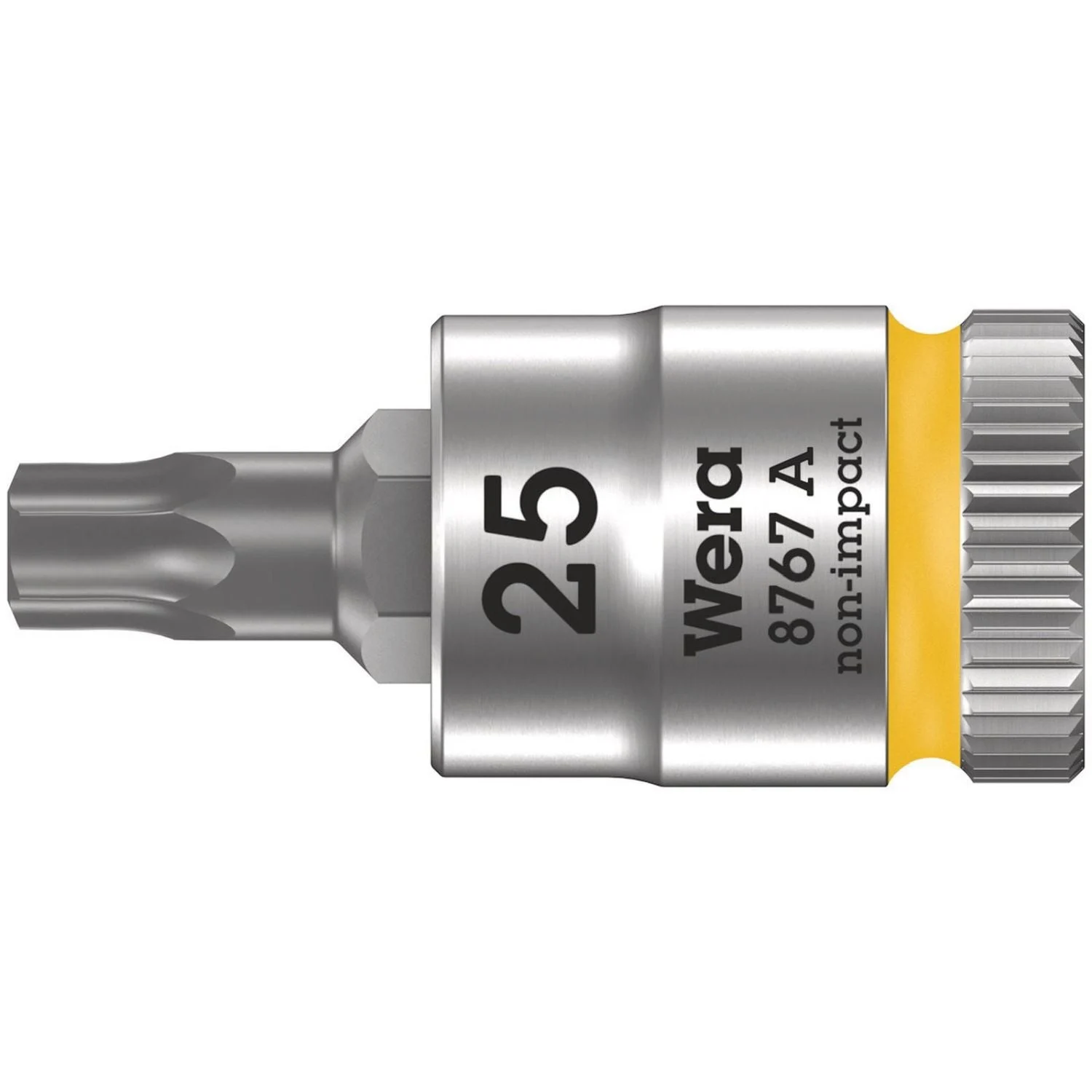 Wera 8767 A Torx Zyklop Bit Socket, 1/4-in. Drive, Torx 25x28-mm.
