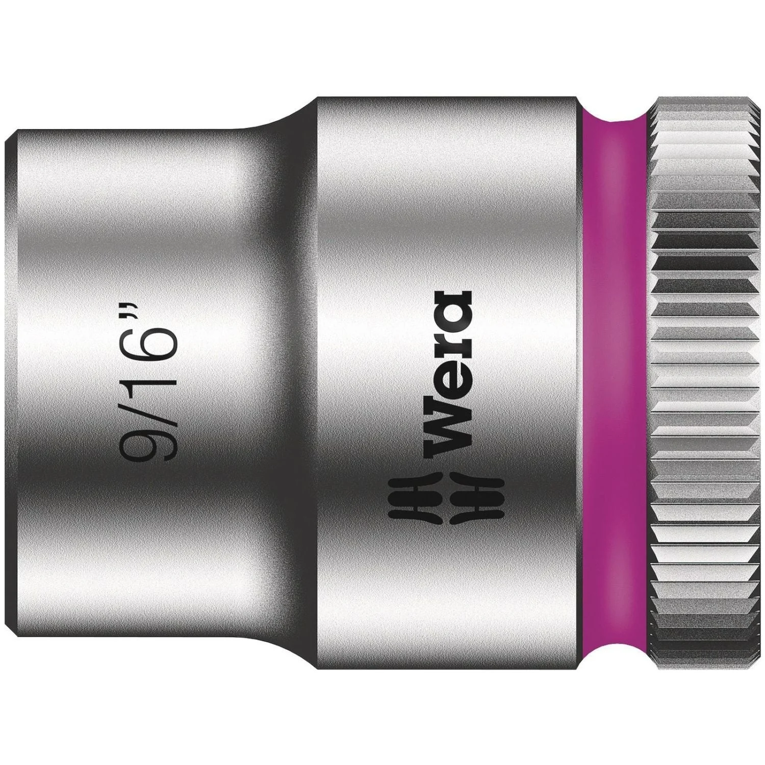 Wera 8790 Hmb Zyklop 3/8-in. Socket, 9/16-in.x29-mm.