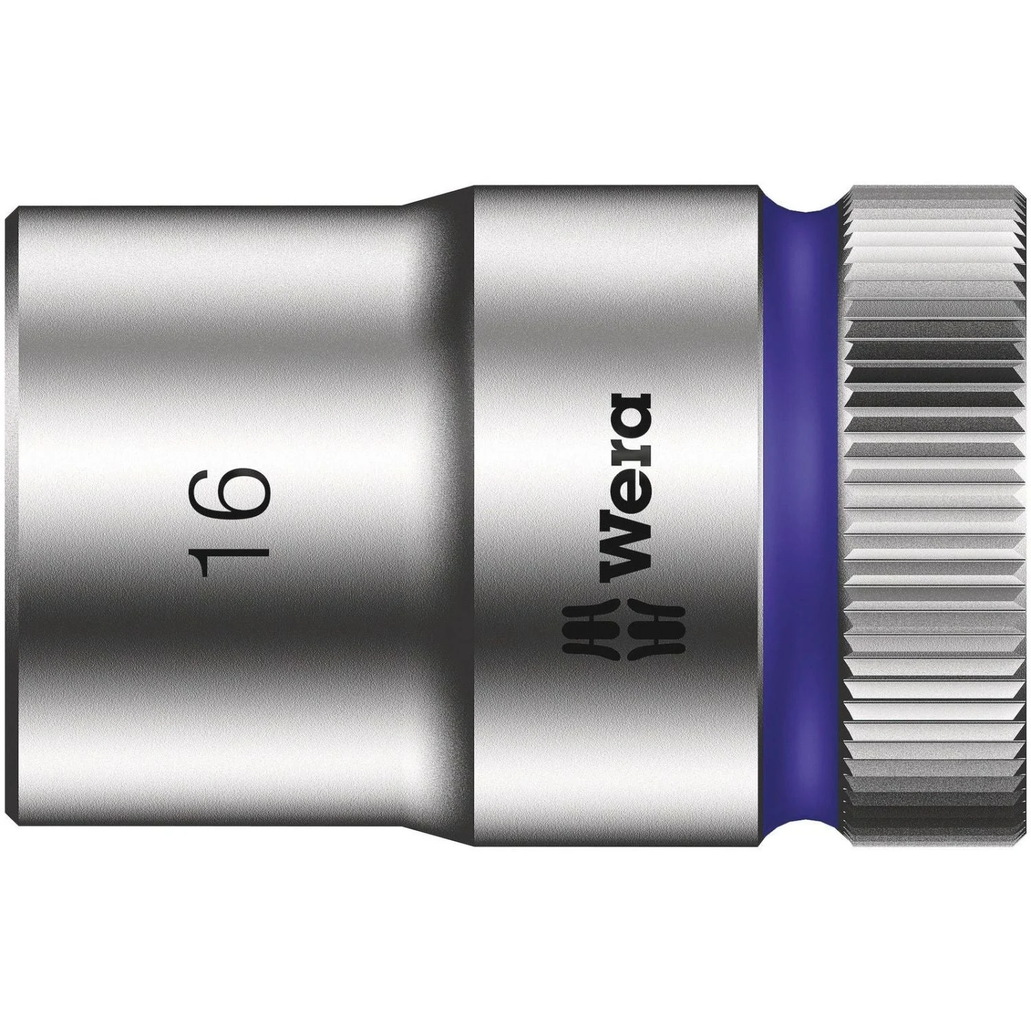 Wera 8790 Hmc Zyklop Socket With 1/2-in. Drive, 16x37-mm.