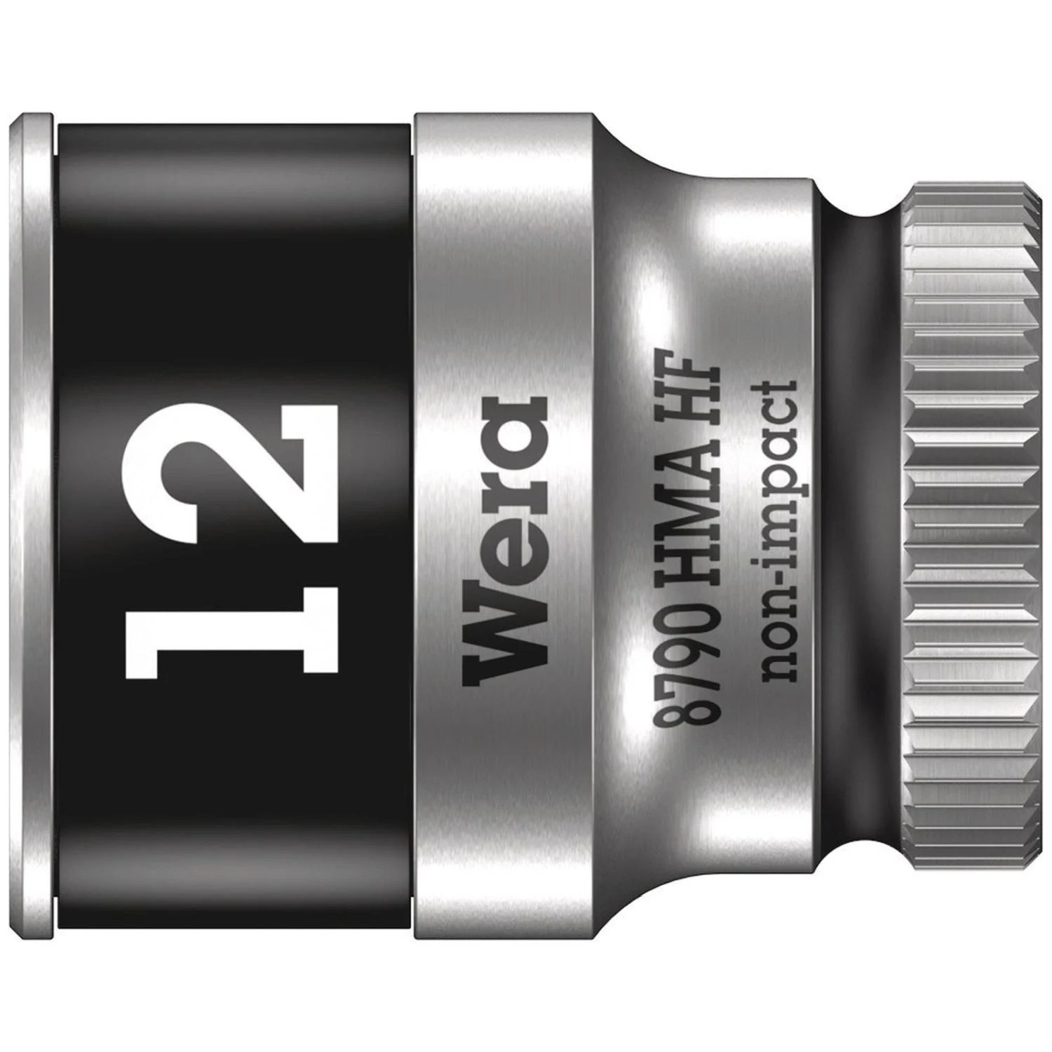 Wera 8790 Hma Hf Zyklop Socket With 1/4-in. Drive With Holding Function, 12x23-mm.