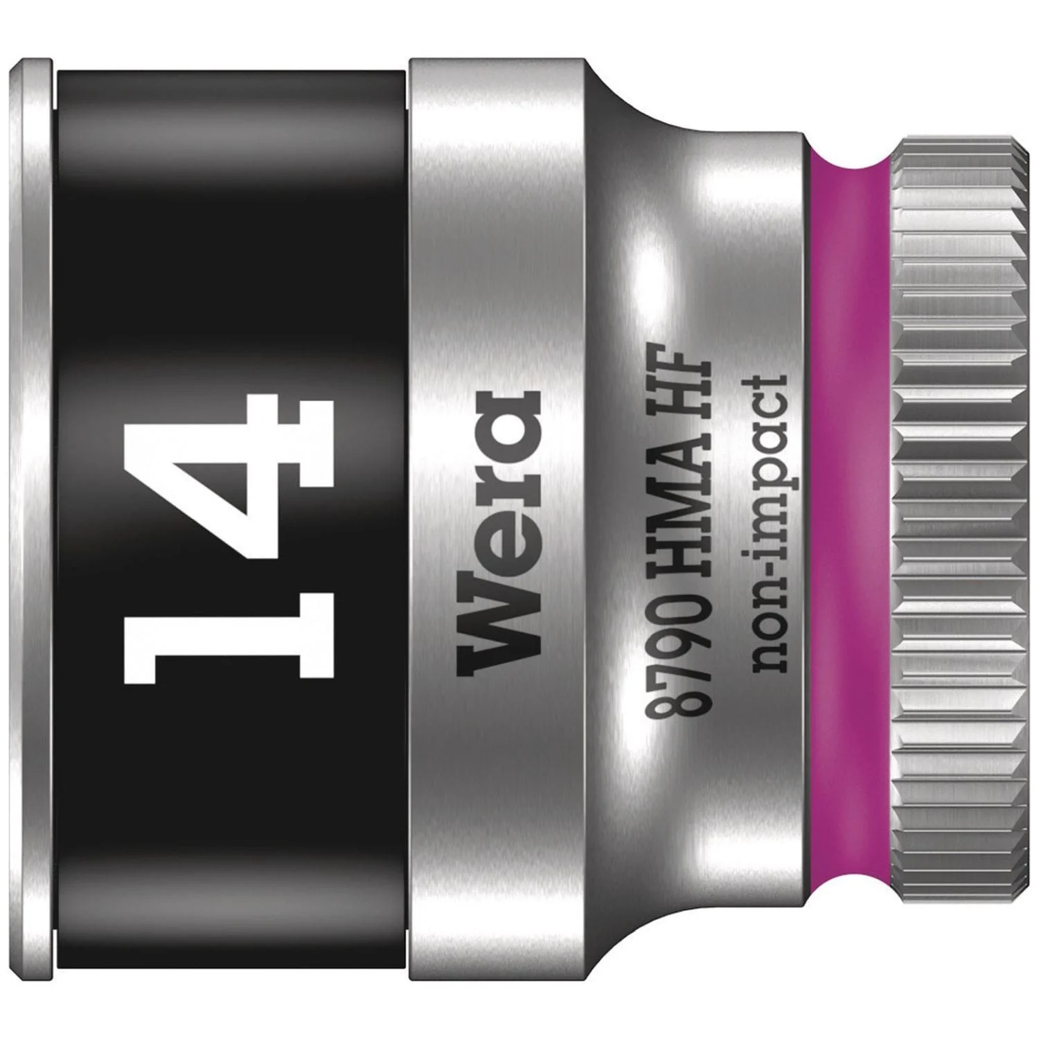Wera 8790 Hma Hf Zyklop Socket With 1/4-in. Drive With Holding Function, 14x23-mm.