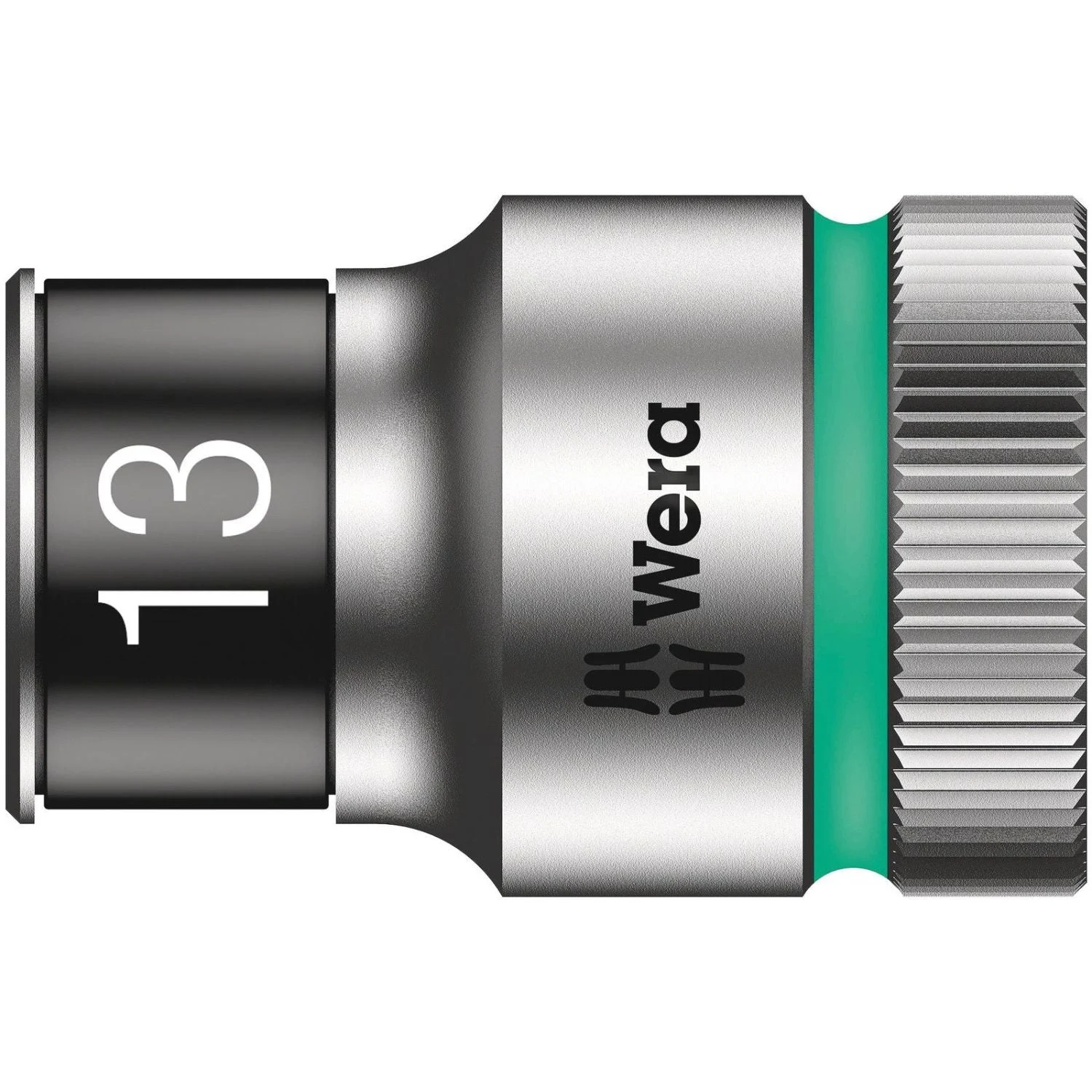 Wera 8790 Hmc Hf Zyklop Socket With 1/2-in. Drive With Holding Function, 13x37-mm.
