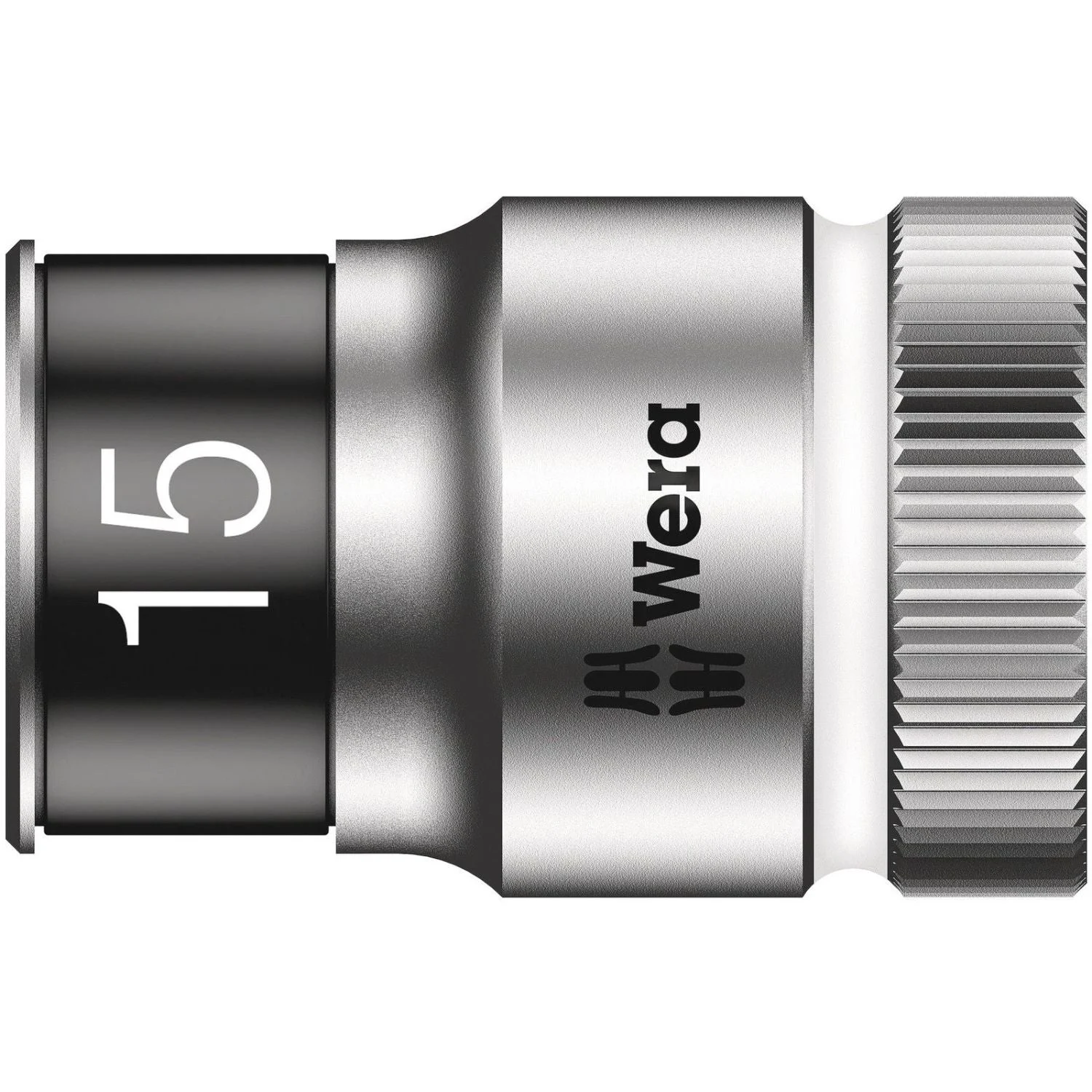 Wera 8790 Hmc Hf Zyklop Socket With 1/2-in. Drive With Holding Function, 15x37-mm.