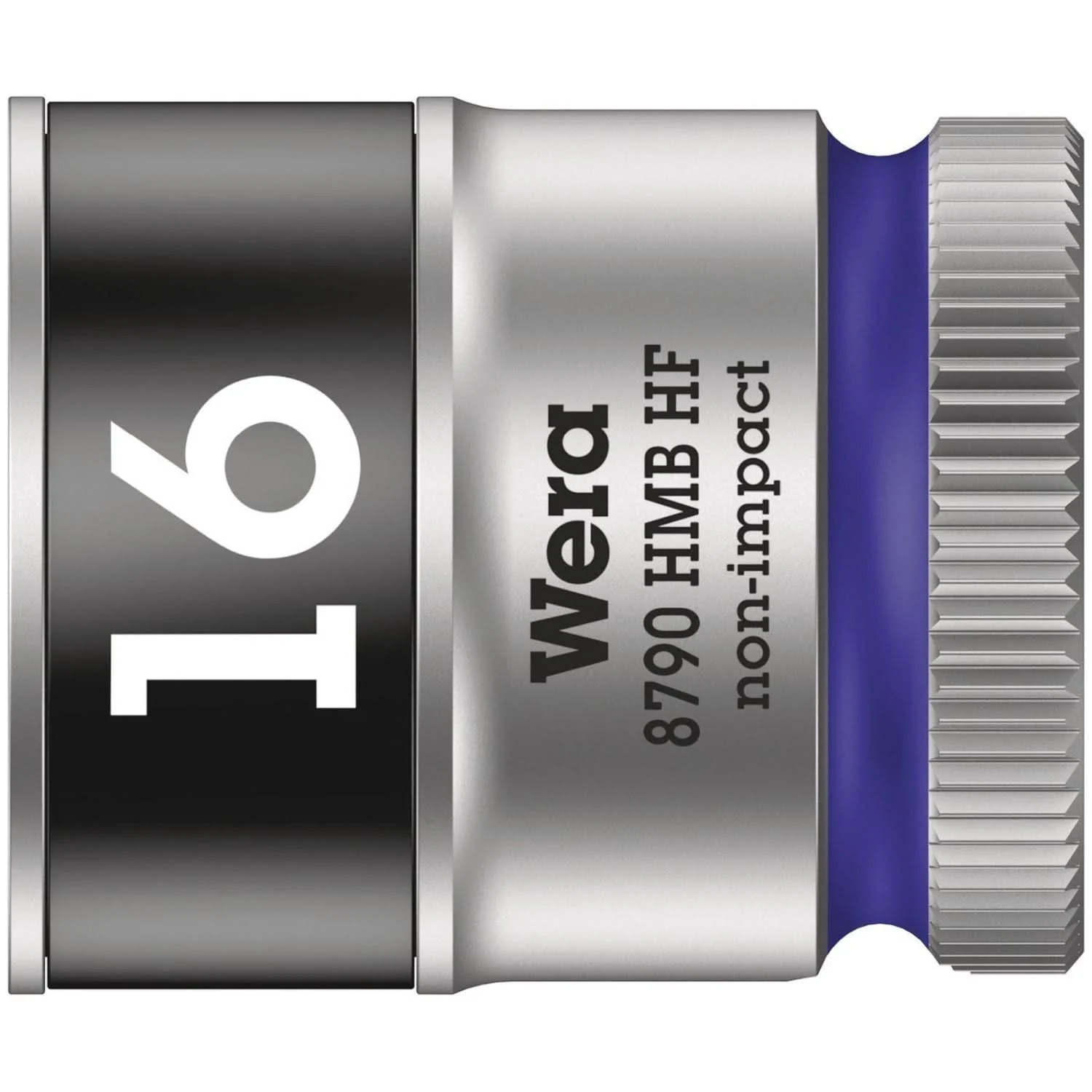 Wera 8790 Hmb Hf Zyklop Socket With 3/8-in. Drive With Holding Function, 16x29-mm.