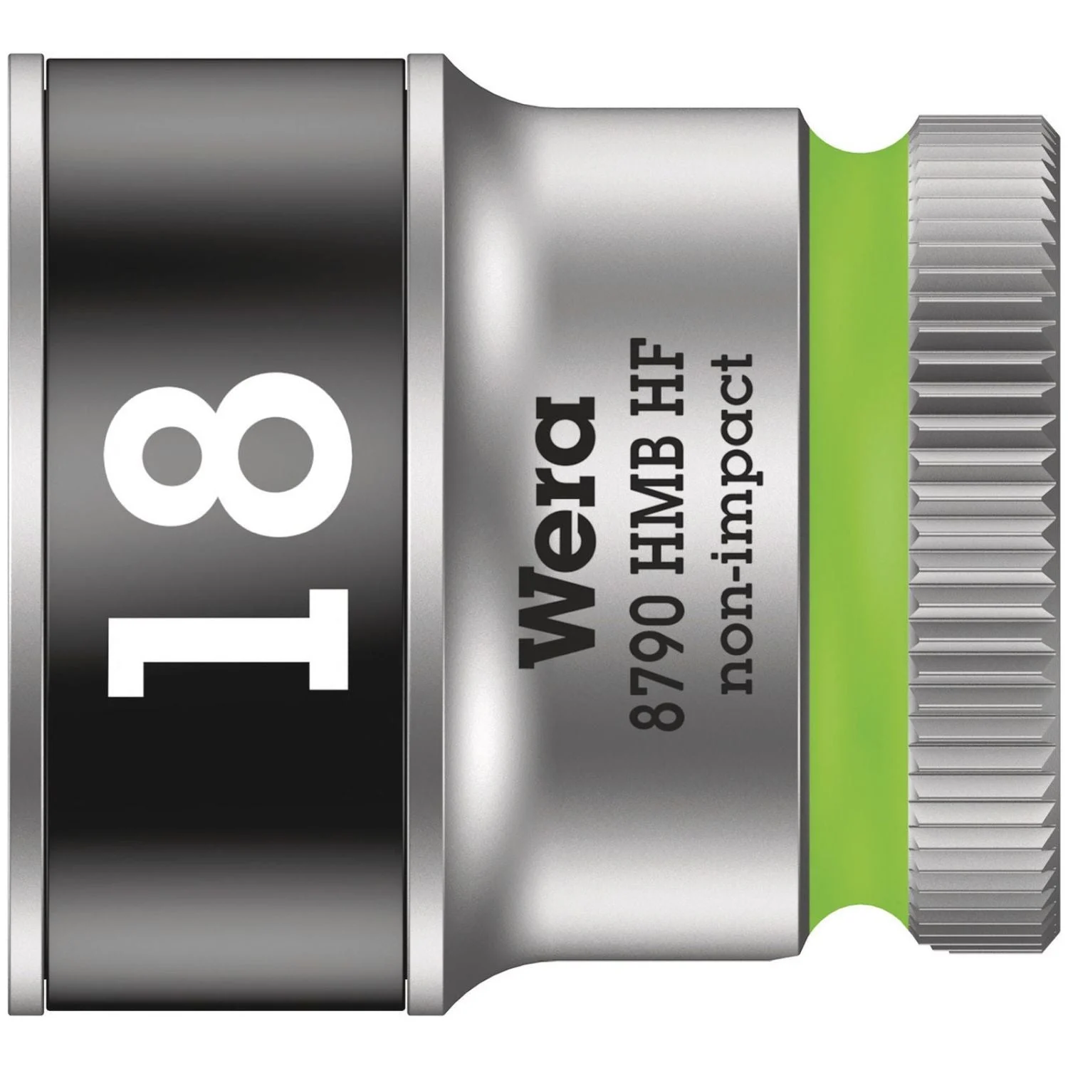 Wera 8790 Hmb Hf Zyklop Socket With 3/8-in. Drive With Holding Function, 18x29-mm.