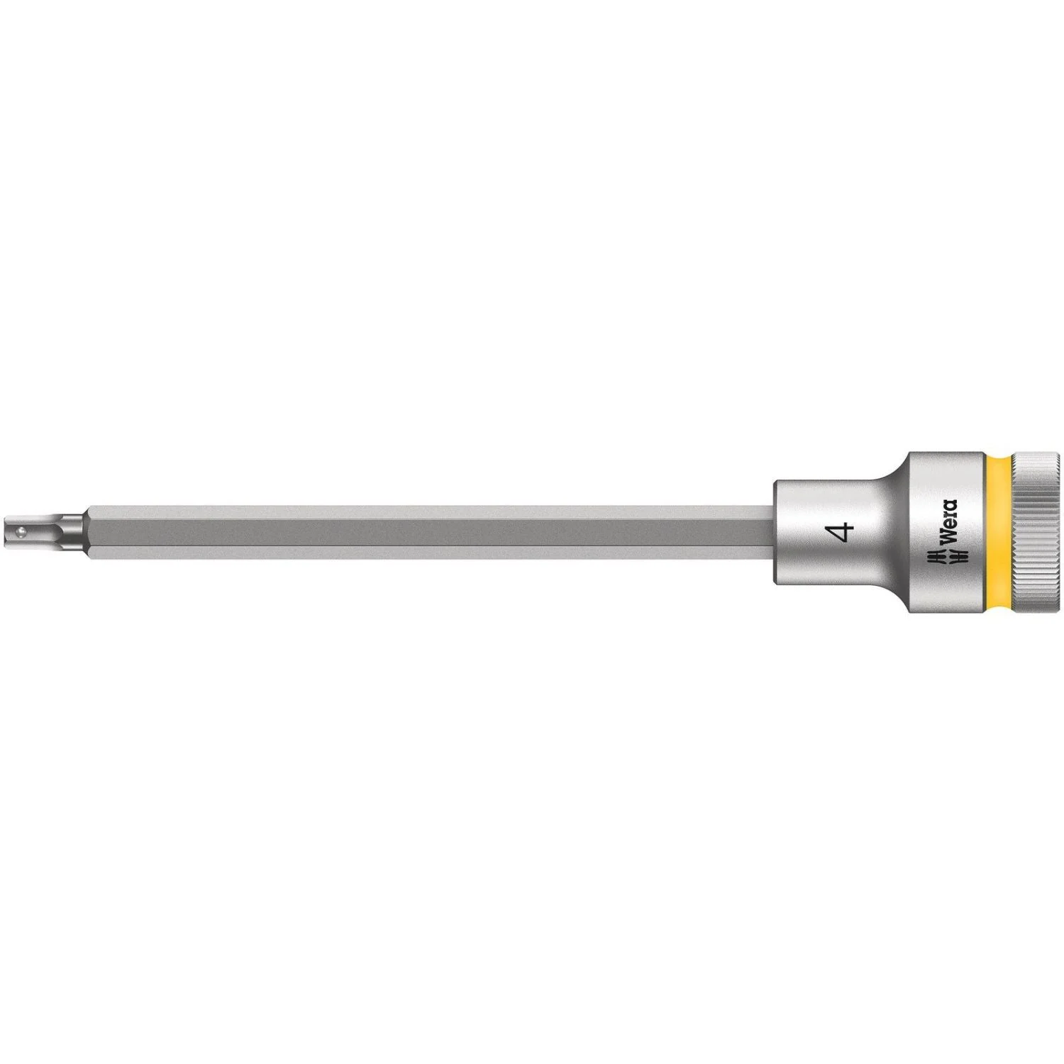 Wera 8740 C Hf Zyklop Bit Socket With 1/2-in. Drive With Holding Function, 4x140-mm.