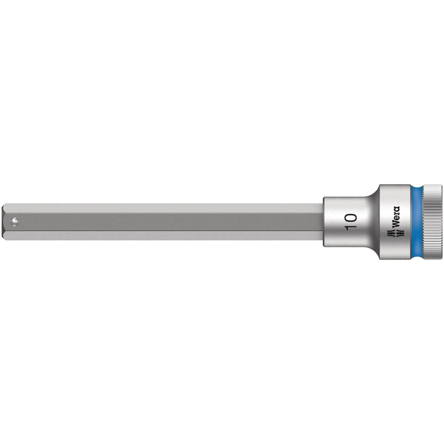 Wera 8740 C Hf Zyklop Bit Socket With 1/2-in. Drive With Holding Function, 10x140-mm.