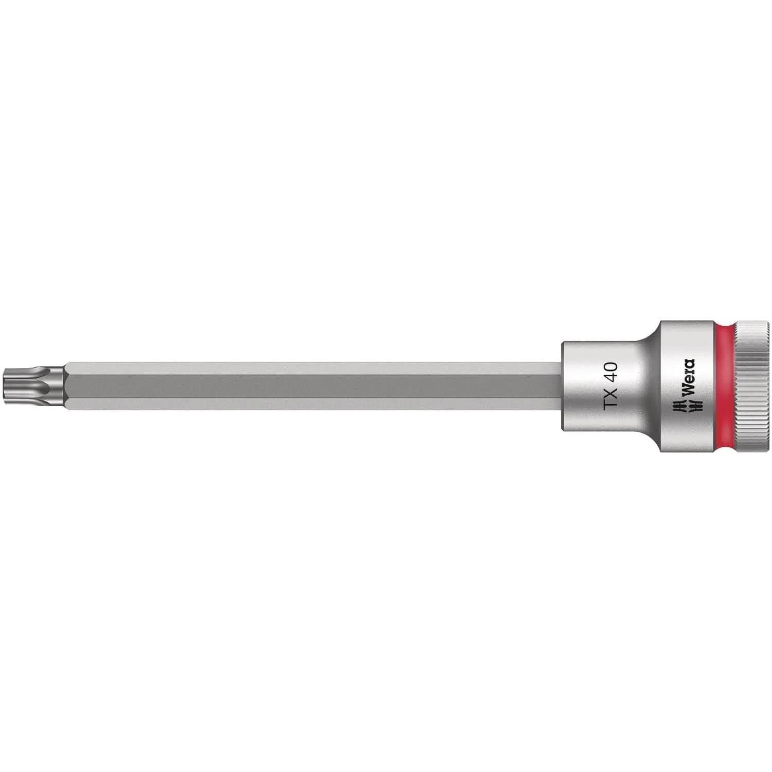 Wera 8767 C Hf Torx Zyklop Bit Socket With 1/2-in. Drive With Holding Function, Torx 40x140-mm.