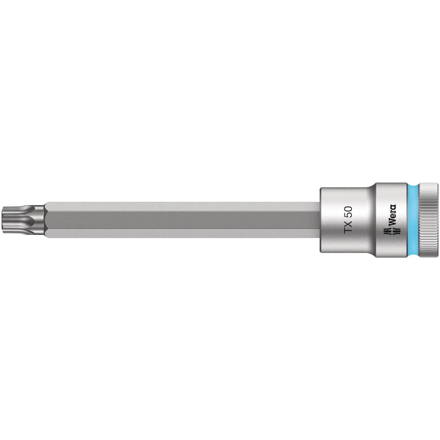 Wera 8767 C Hf Torx Zyklop Bit Socket With 1/2-in. Drive With Holding Function, Torx 50x140-mm.