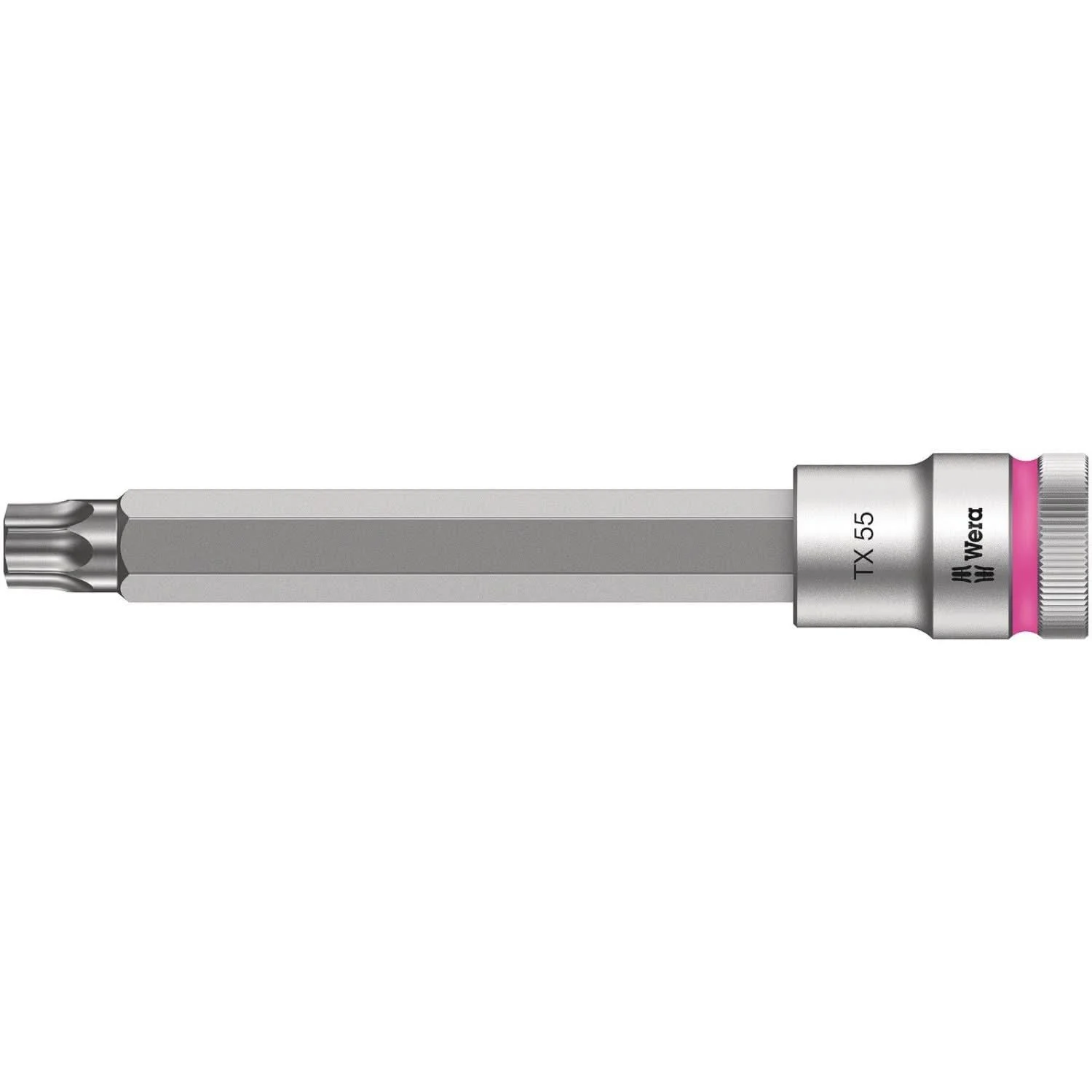 Wera 8767 C Hf Torx Zyklop Bit Socket With 1/2-in. Drive With Holding Function, Torx 55x140-mm.