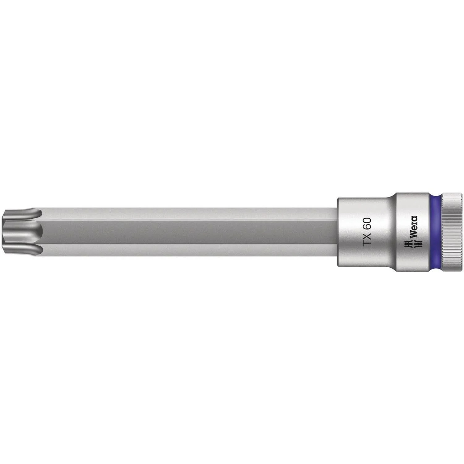 Wera 8767 C Hf Torx Zyklop Bit Socket With 1/2-in. Drive With Holding Function, Torx 60x140-mm.