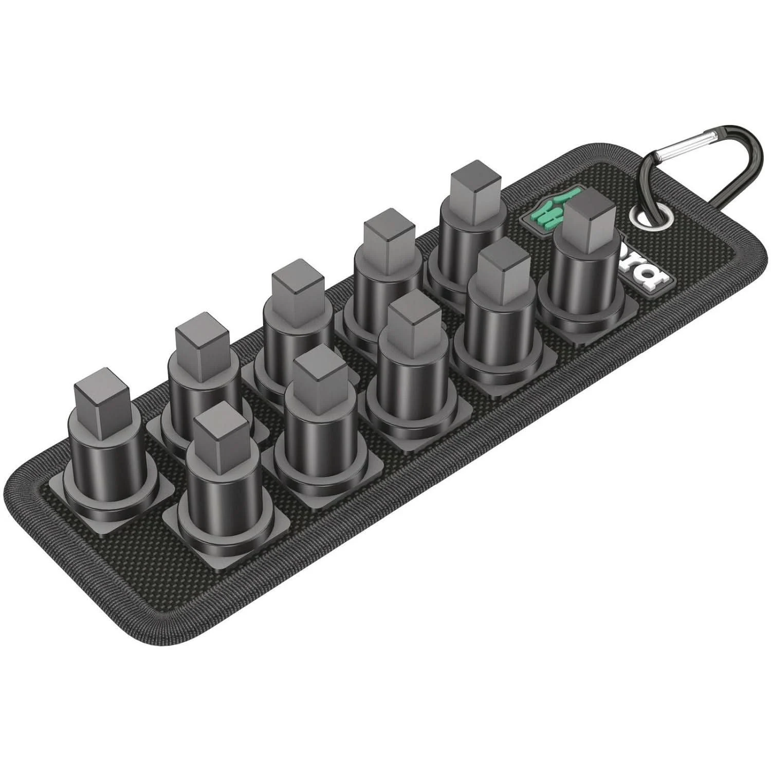 Wera Belt B VDE (Textile Belt), 10 Location, Unloaded, 71x209-mm.