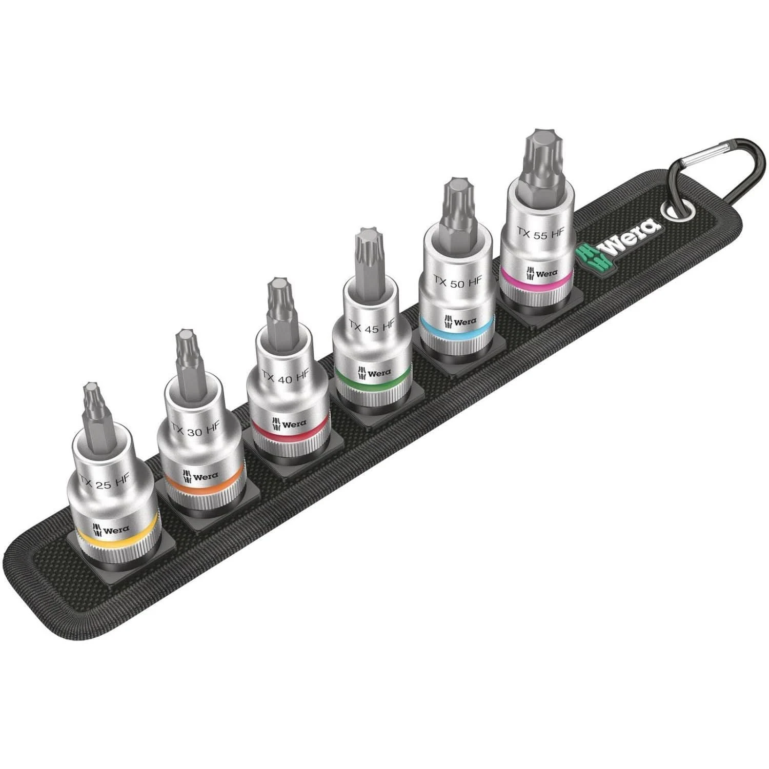 Wera Belt C 3 Torx Hf Zyklop Bit Socket Set With Holding Function, 1/2-in. Drive, 6-Pieces