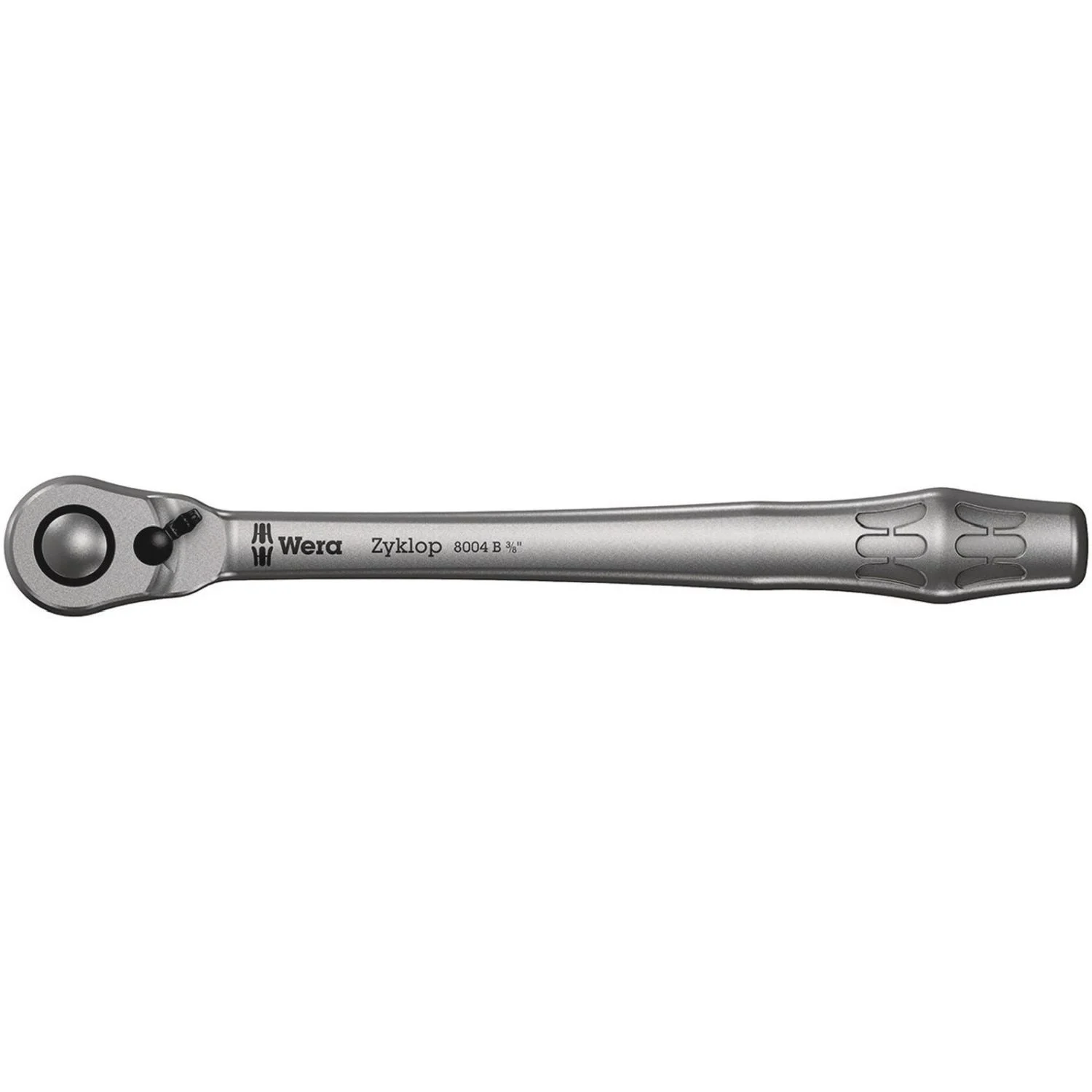 Wera 8004 B Zyklop Metal Ratchet With Switch Lever And 3/8-in. Drive, 3/8-in.x222-mm.