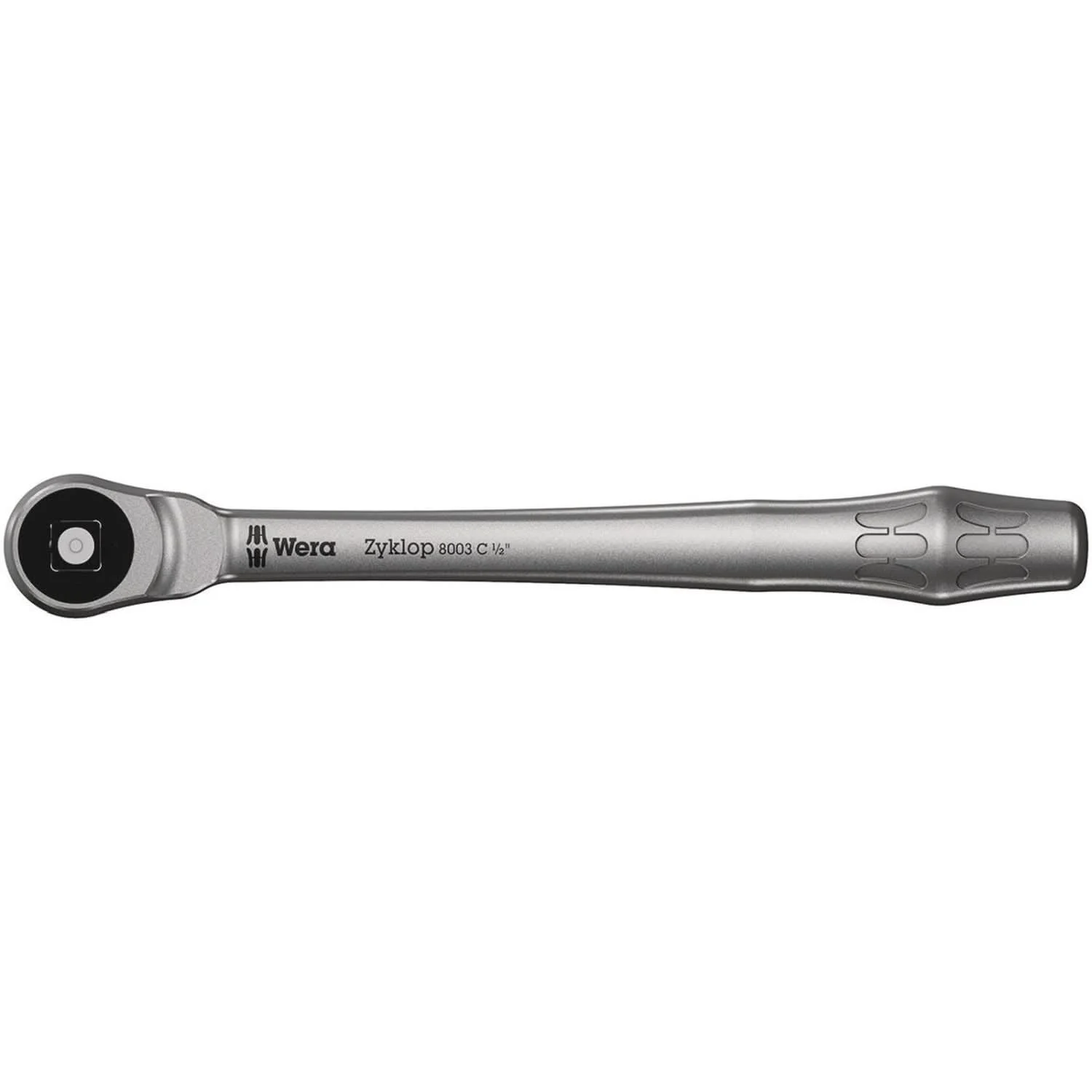 Wera 8003 C Zyklop Metal Ratchet With Push-Through Square And 1/2-in. Drive, 1/2-in.x281-mm.