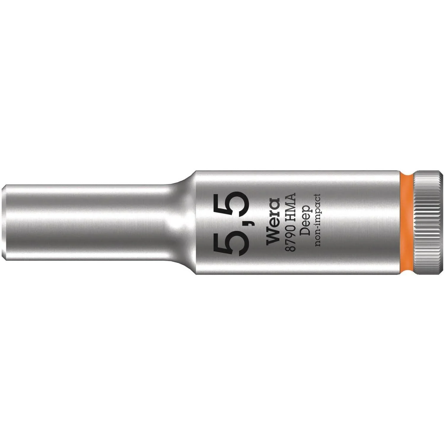 Wera 8790 Hma Deep 1/4-in. Socket, 5.5x50-mm.