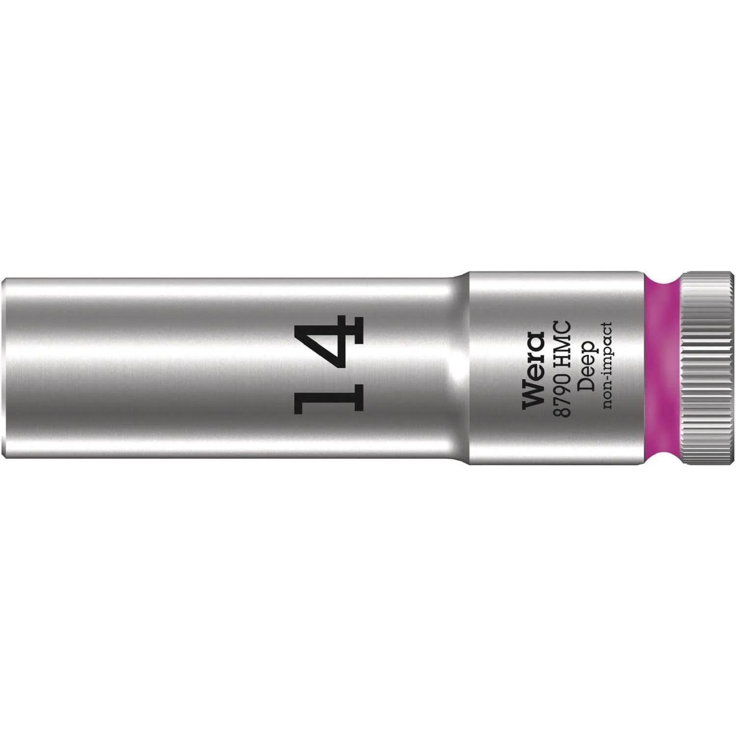 Wera 8790 Hmc Deep Socket With 1/2-in. Drive, 14x83-mm.