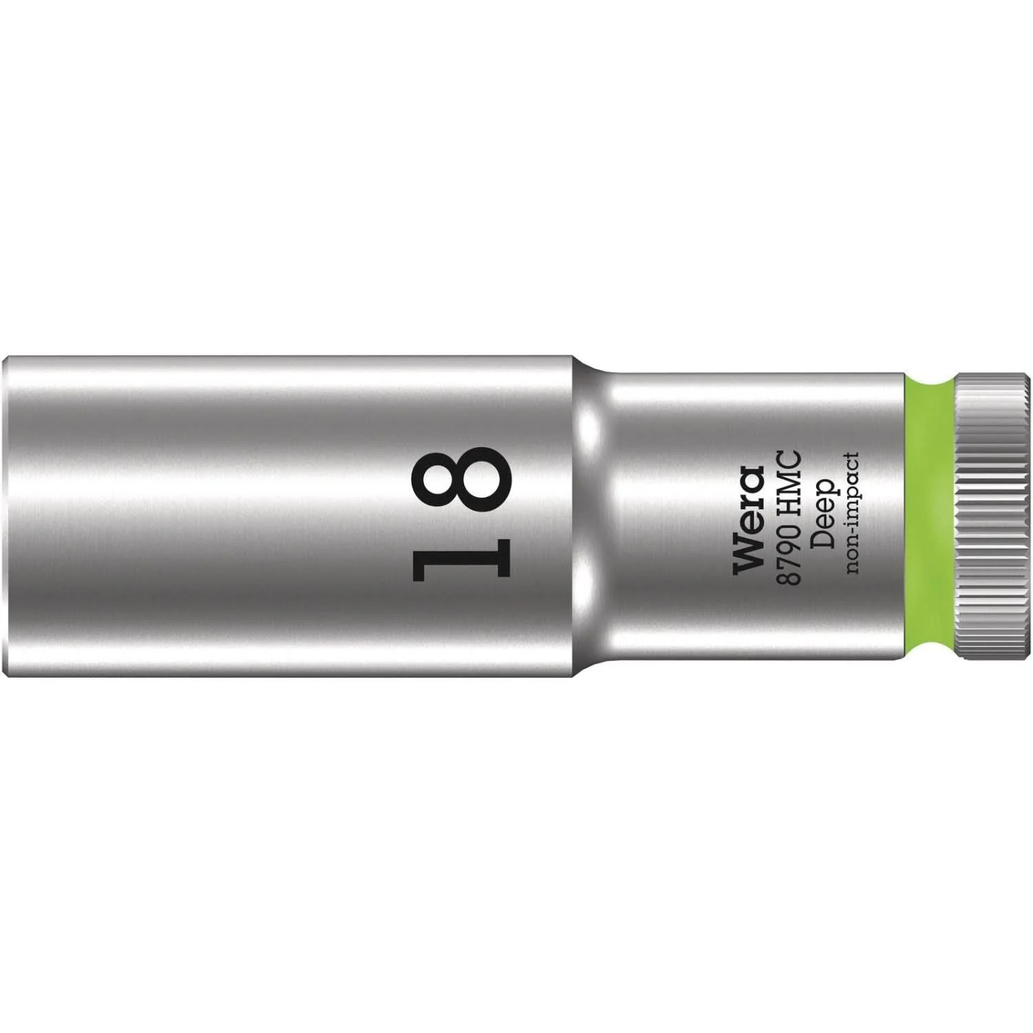 Wera 8790 Hmc Deep Socket With 1/2-in. Drive, 18x83-mm.