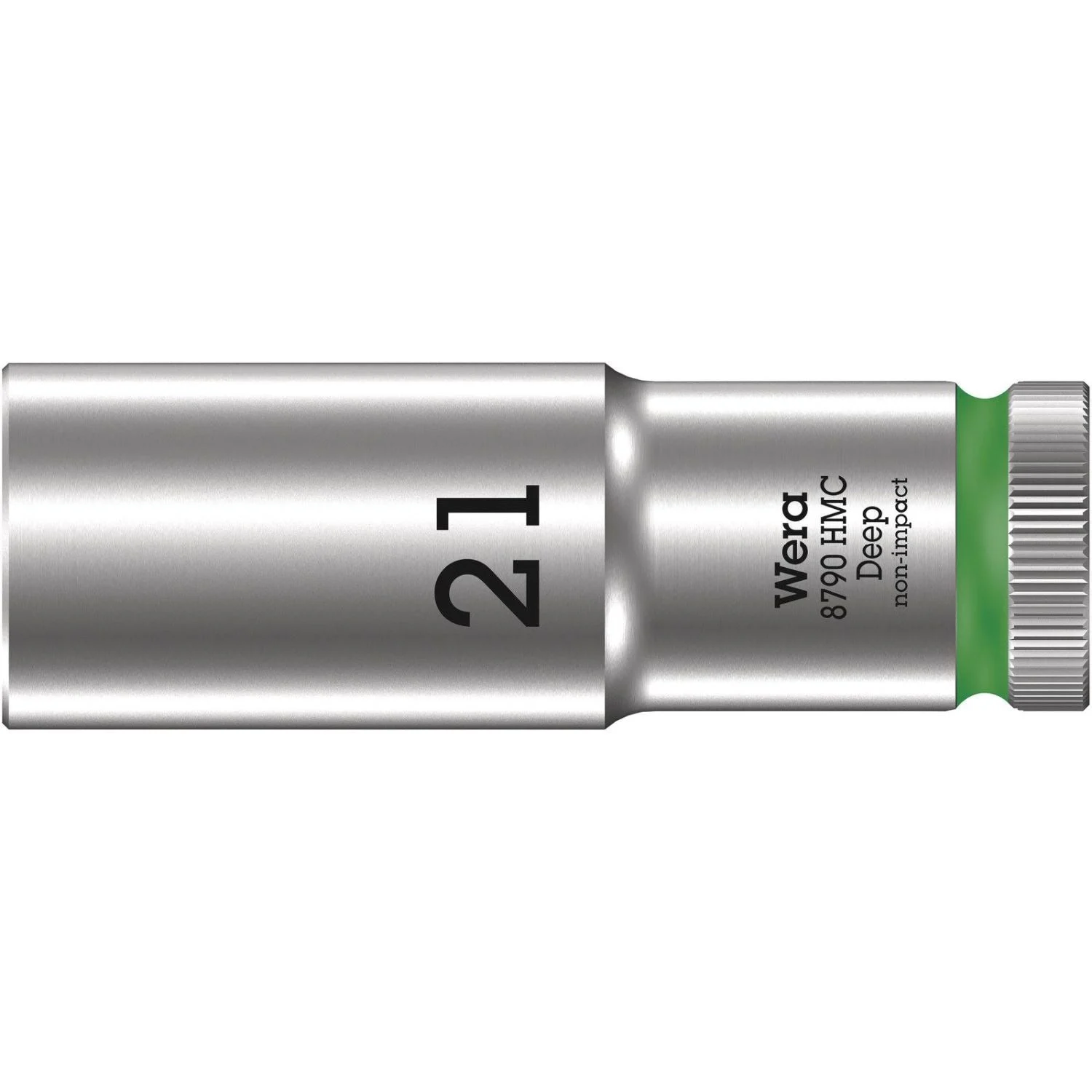 Wera 8790 Hmc Deep Socket With 1/2-in. Drive, 21x83-mm.