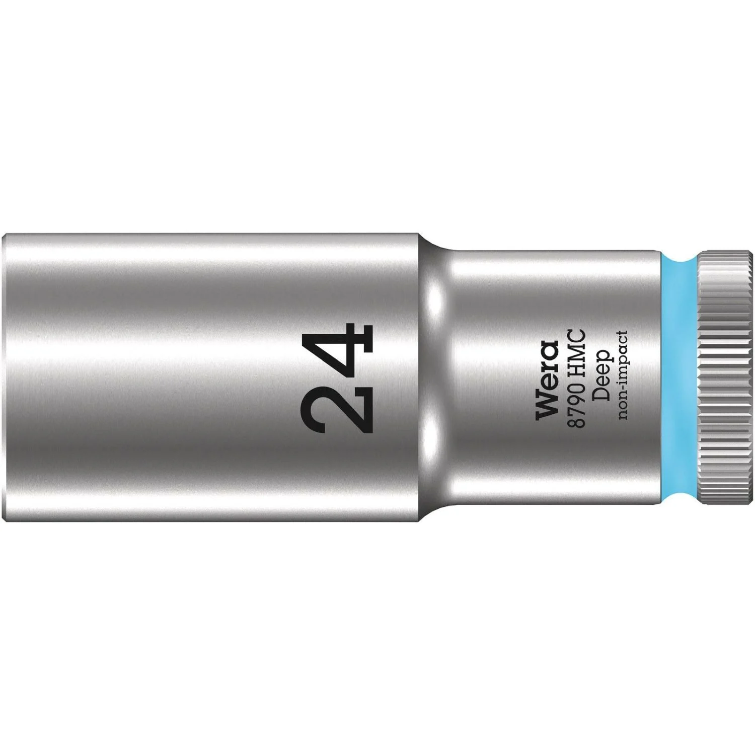 Wera 8790 Hmc Deep Socket With 1/2-in. Drive, 24x83-mm.