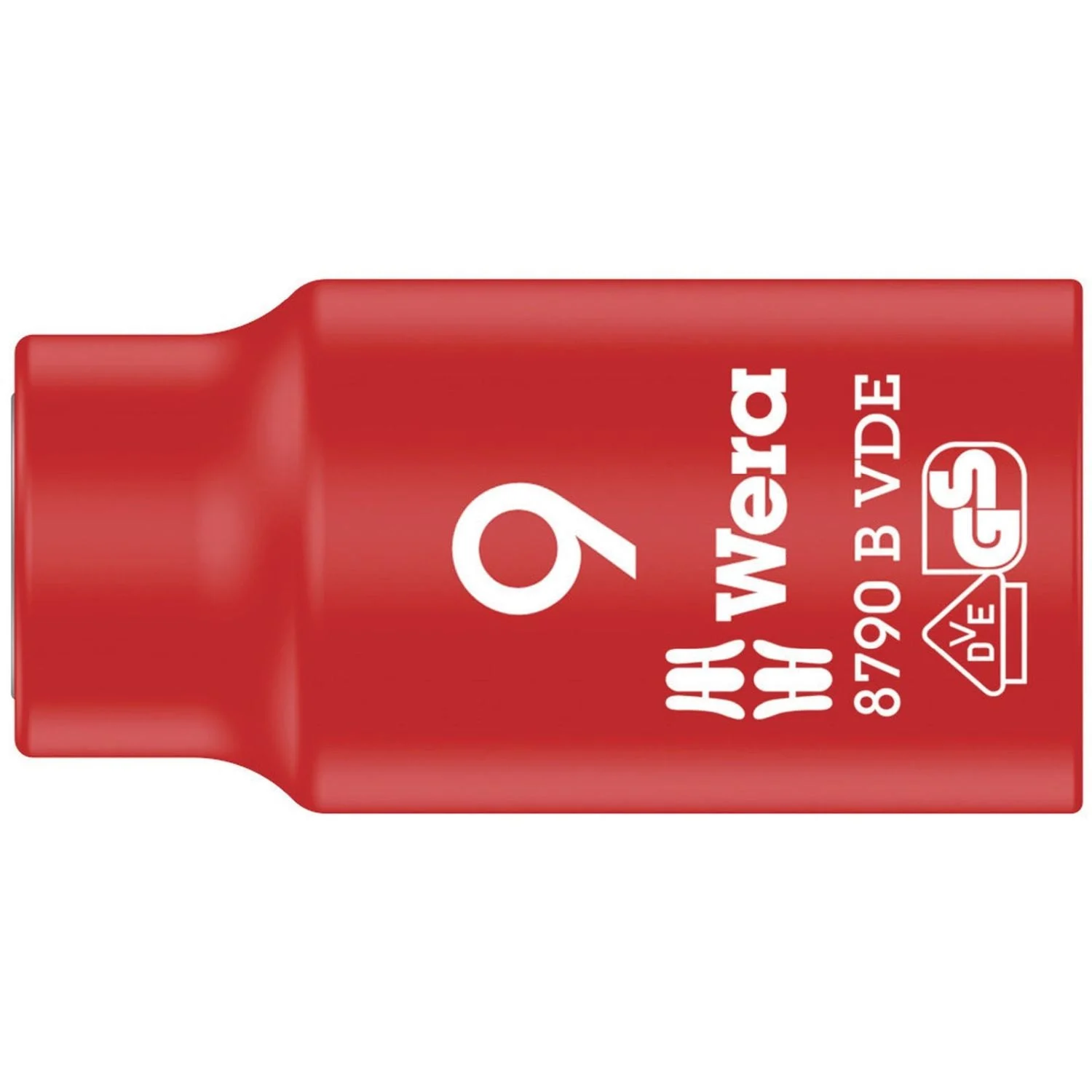 Wera 8790 B VDE Zyklop 3/8-in. Socket, Insulated, 9x46-mm.