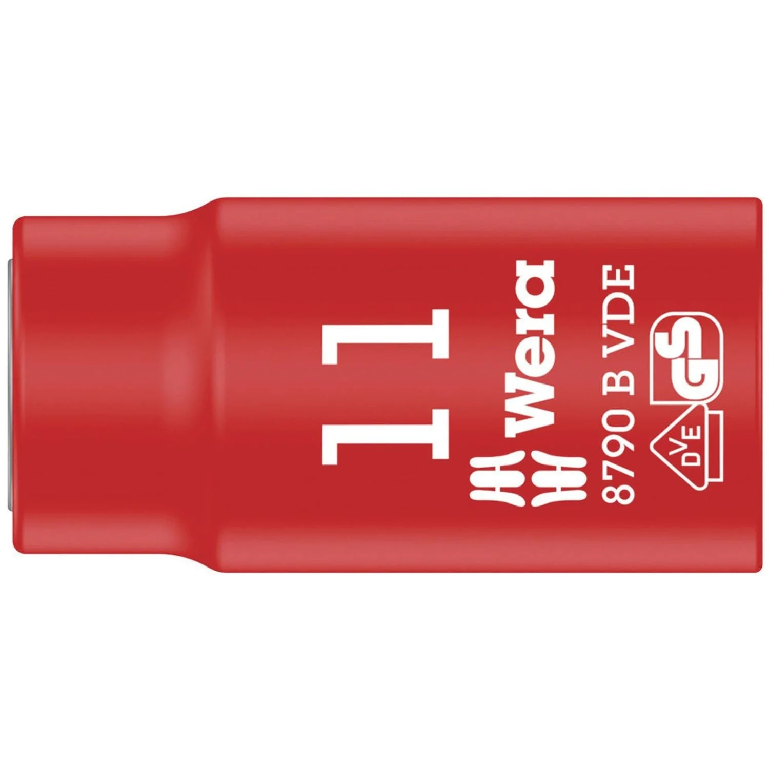 Wera 8790 B VDE Zyklop 3/8-in. Socket, Insulated, 11x46-mm.
