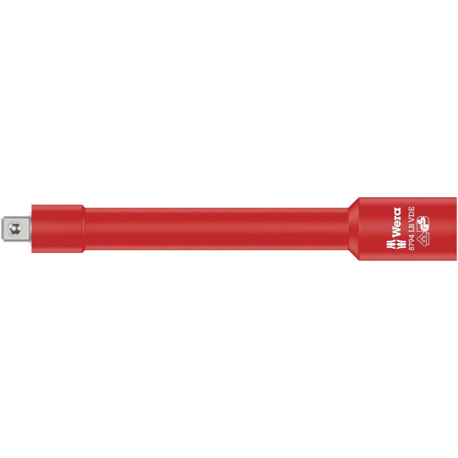 Wera 8794 Lb VDE Zyklop Extension, Insulated, Long, 3/8", 3/8-in.x166-mm.