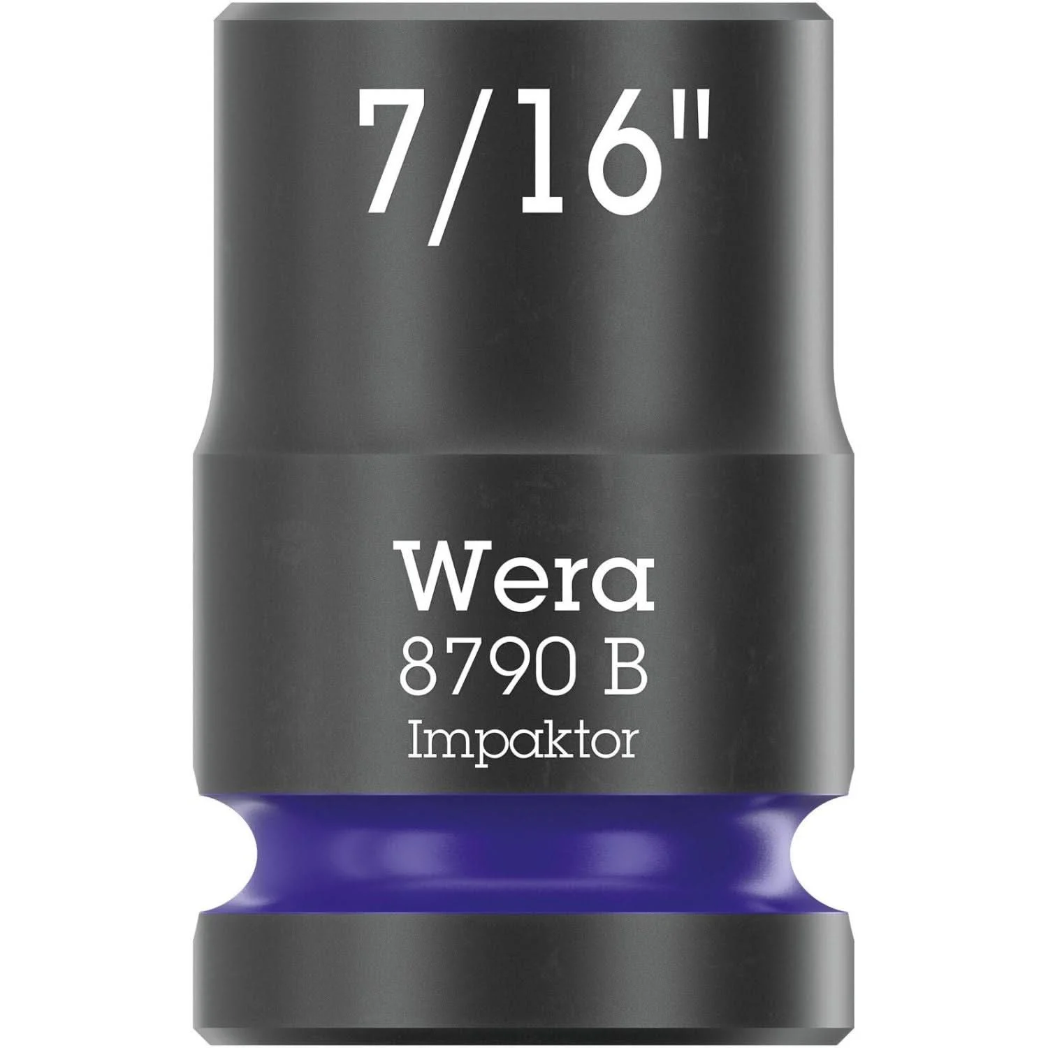 Wera 8790 B Impaktor Socket With 3/8-in. Drive, 7/16-in.x30-mm.