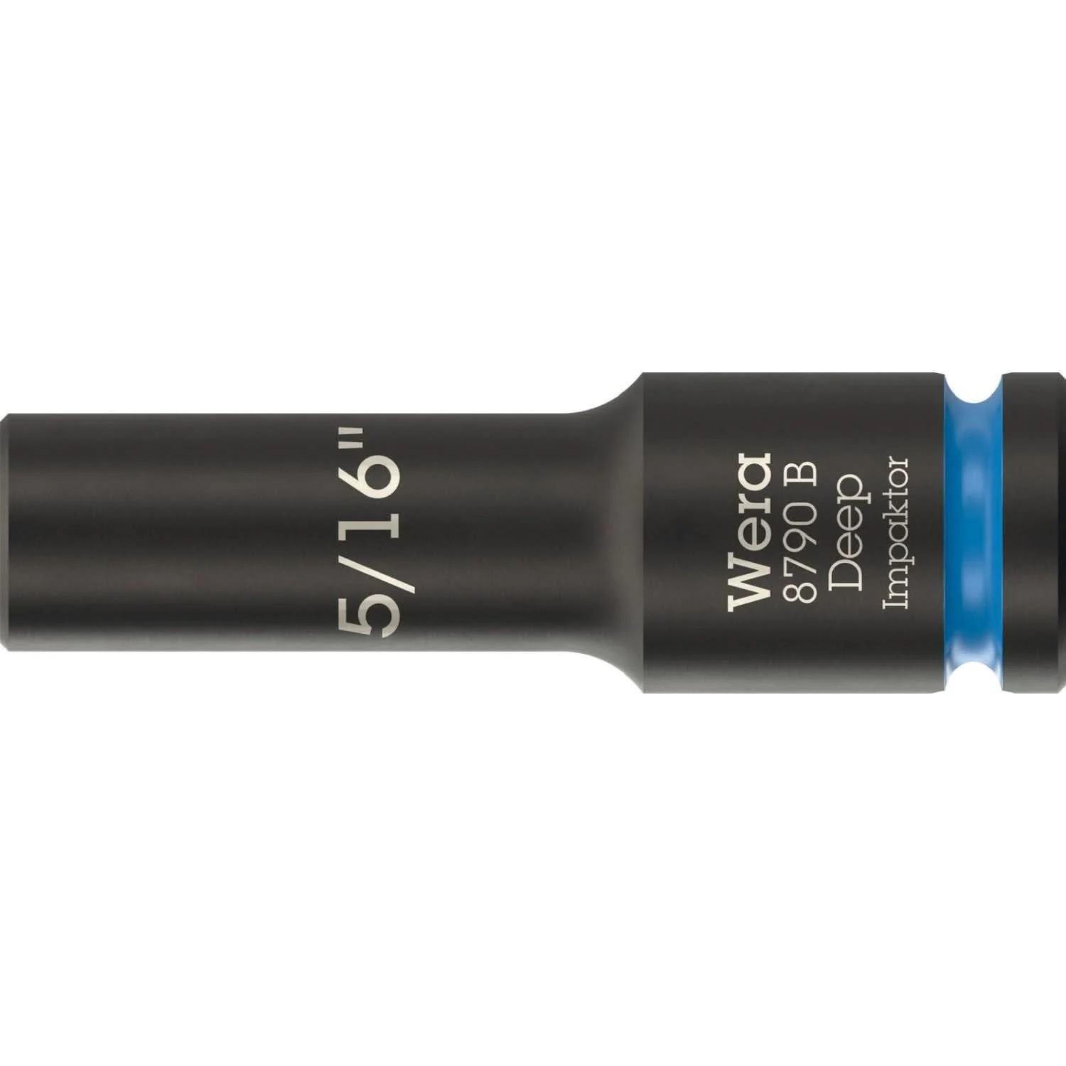 Wera 8790 B Impaktor Deep Socket With 3/8-in. Drive, 5/16-in.x63-mm.