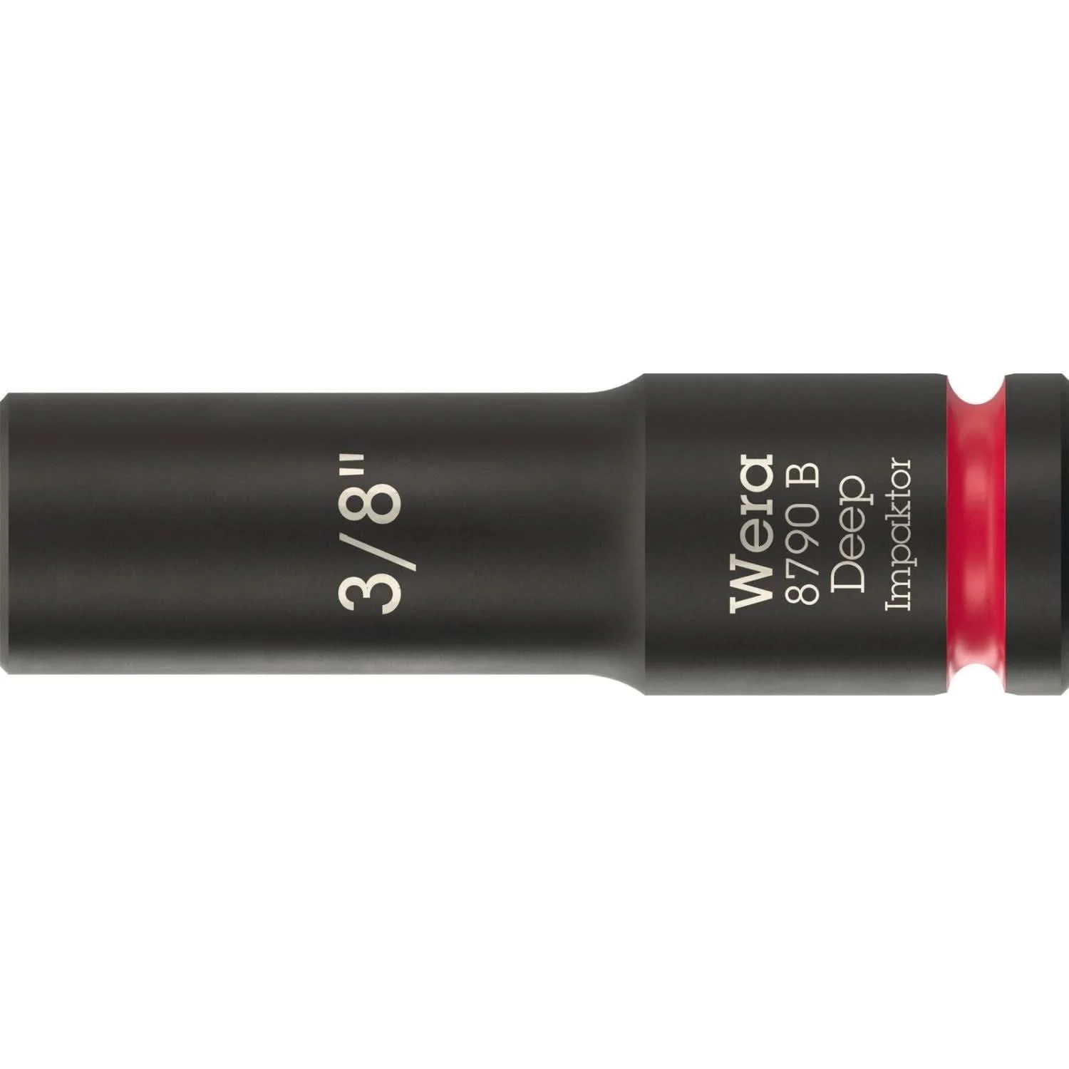 Wera 8790 B Impaktor Deep Socket With 3/8-in. Drive, 3/8-in.x63-mm.