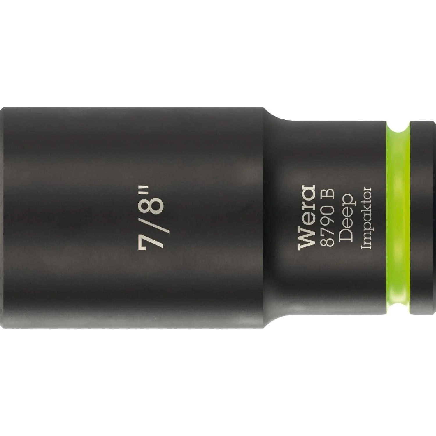 Wera 8790 B Impaktor Deep Socket With 3/8-in. Drive, 7/8-in.x63-mm.