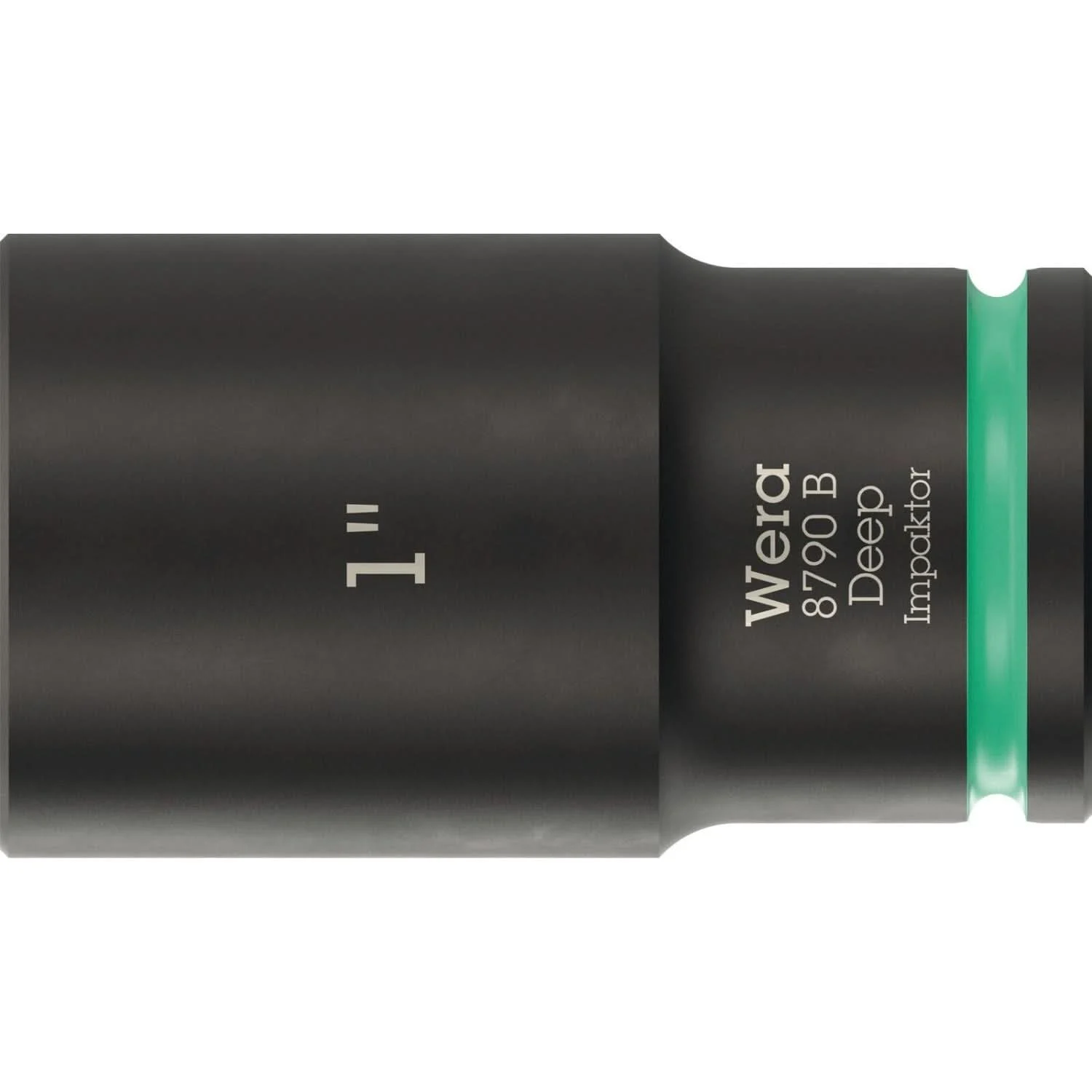 Wera 8790 B Impaktor Deep Socket With 3/8-in. Drive, 1-in.x63-mm.