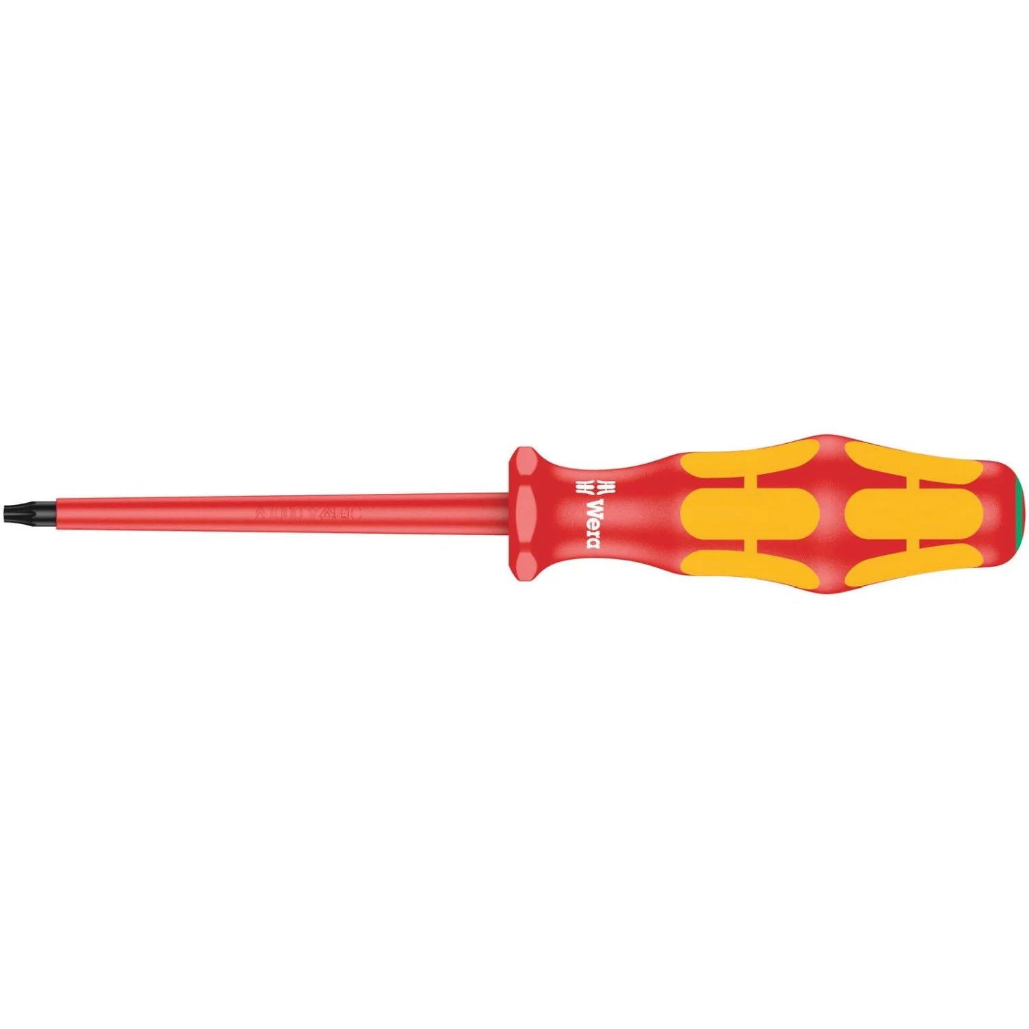 Wera 167 I VDE Insulated Screwdriver For Torx Screws, Torx 10x80-mm.