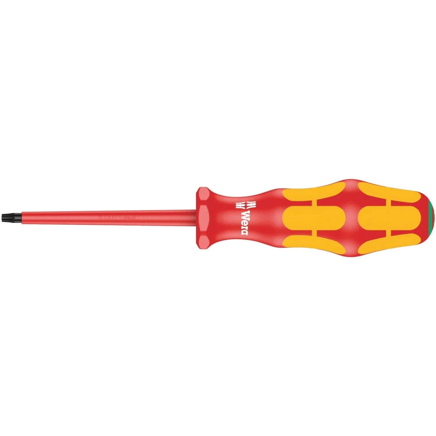Wera 167 I VDE Insulated Screwdriver For Torx Screws, Torx 15x80-mm.