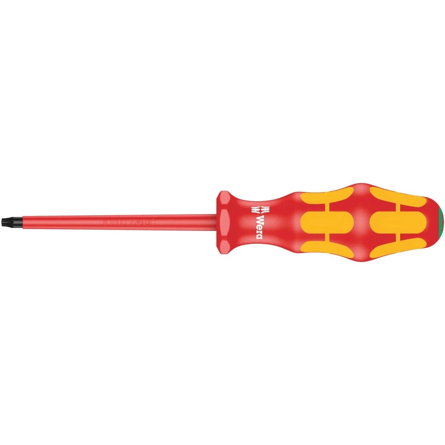 Wera 167 I VDE Insulated Screwdriver For Torx Screws, Torx 25x100-mm.