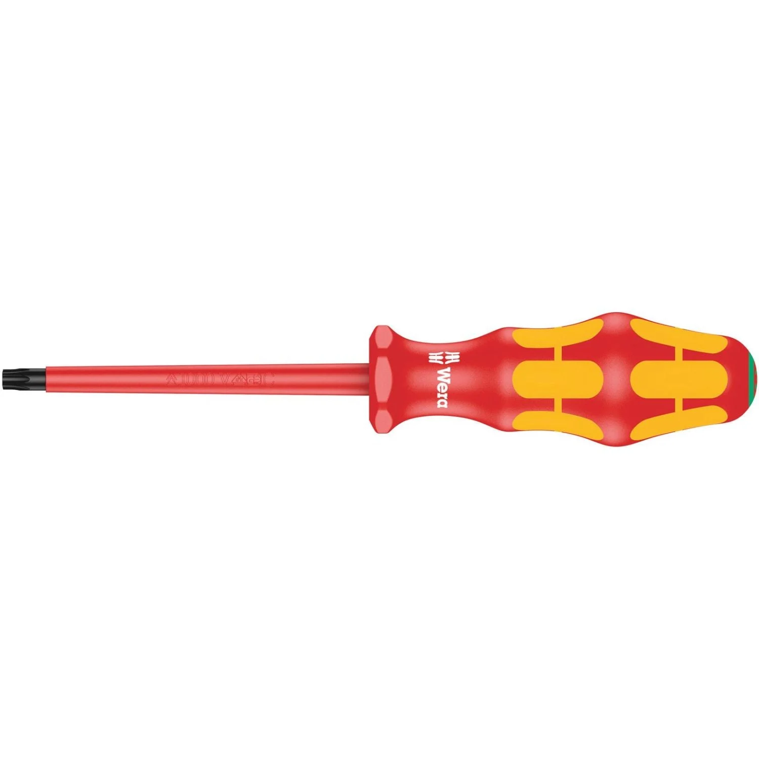 Wera 167 I VDE Insulated Screwdriver For Torx Screws, Torx 30x100-mm.