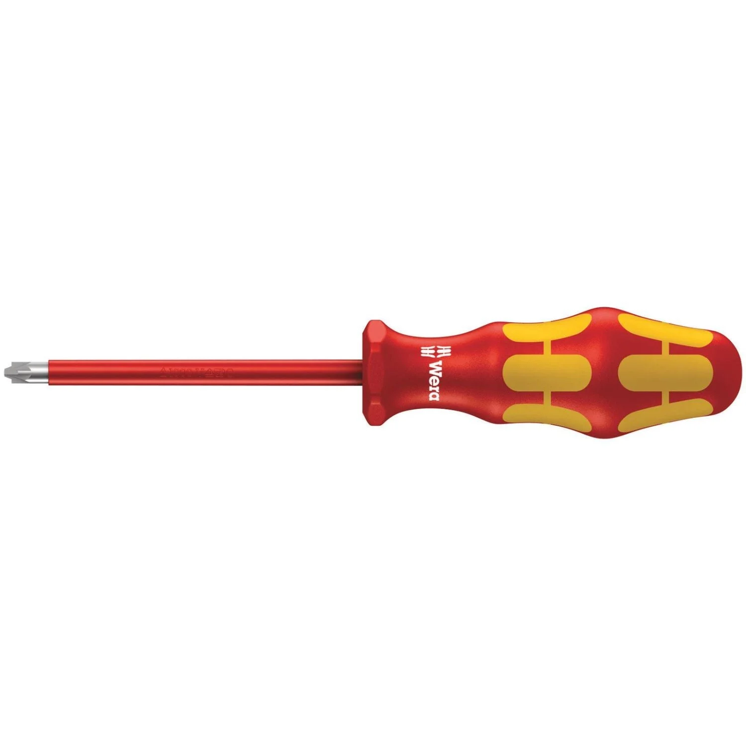 Wera 165 I Pz/S VDE Insulated Screwdriver For Plusminus Screws (Pozidriv/Slotted), # 1x80-mm.