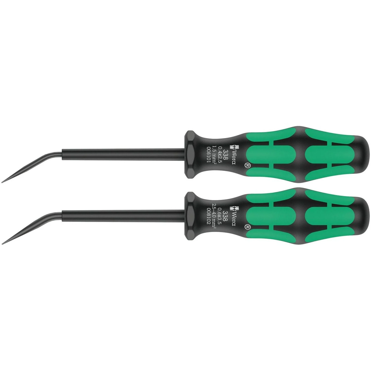 Wera 338/2 Set Of Actuation Tools For Terminal Blocks (Spring Cages), 2-Pieces